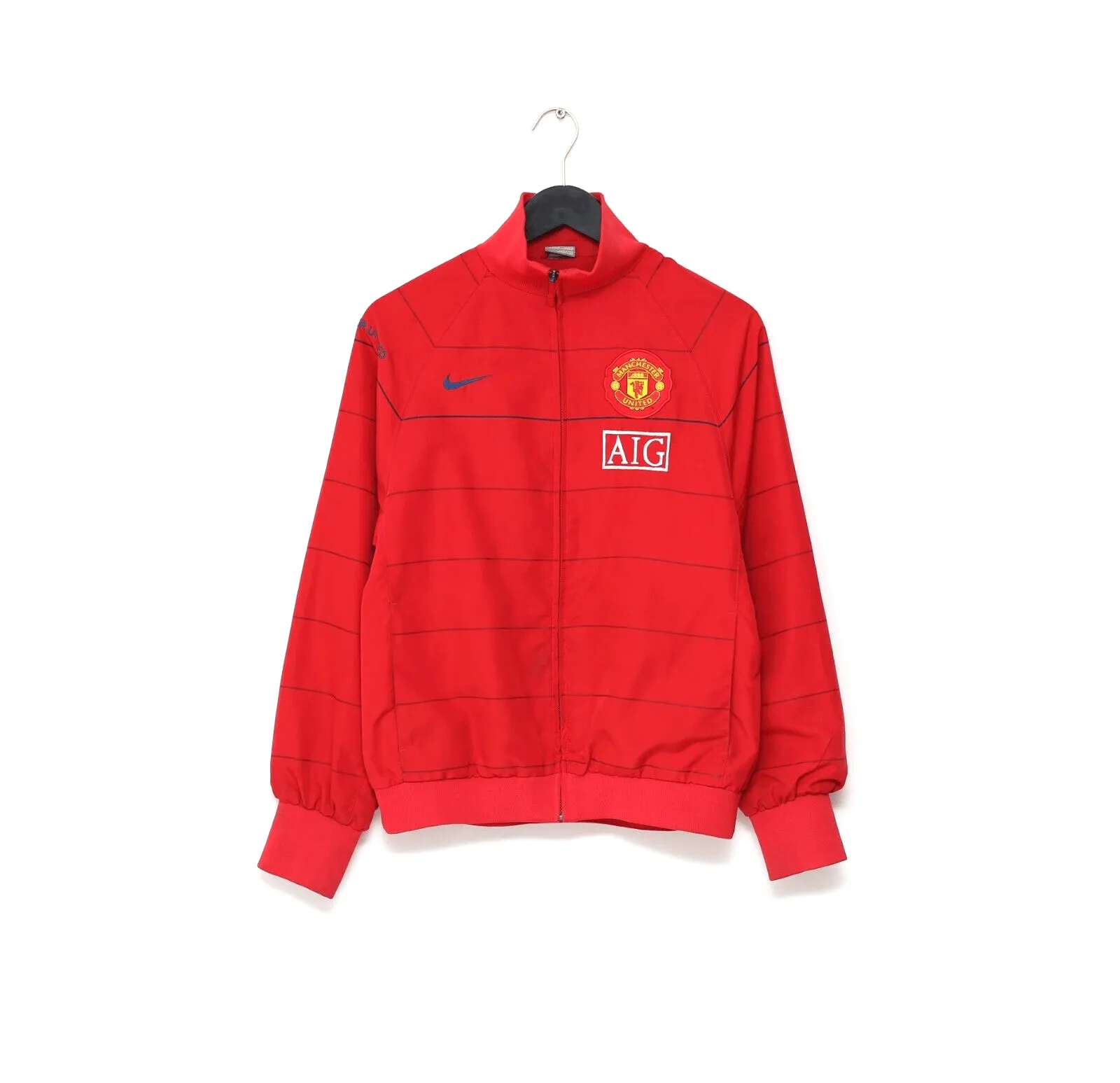 2008/09 Manchester United Vintage Nike Football Track Top Jacket (S)