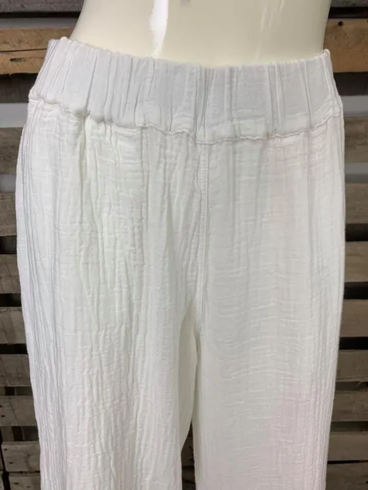 795 Billie Wrap Pant-White