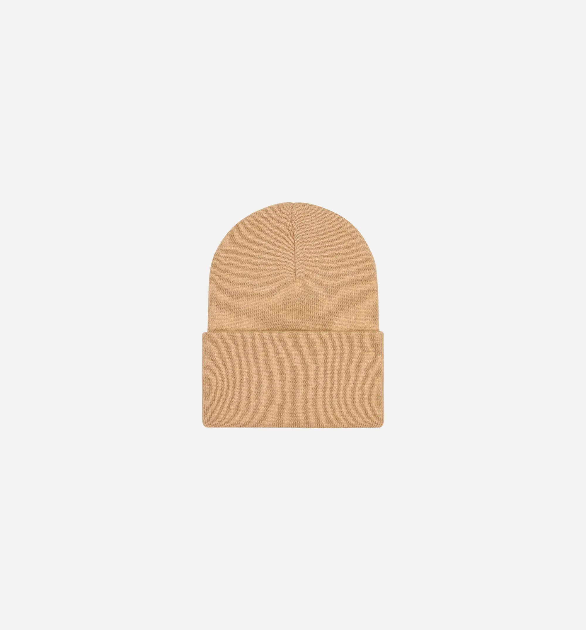 Acrylic Watch Hat Mens Beanie - Beige