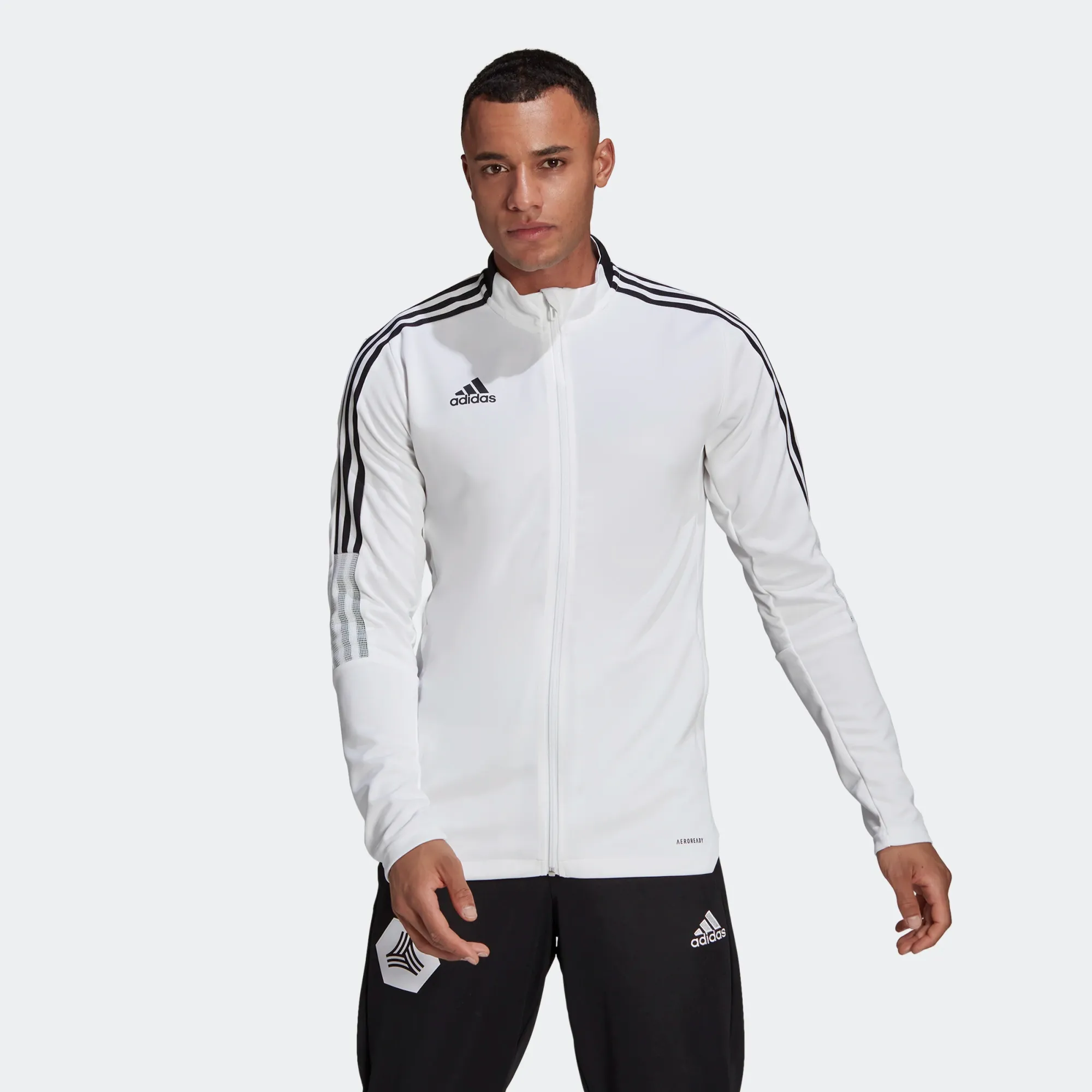 Adidas Men's Tiro 21 Track Jacket - White