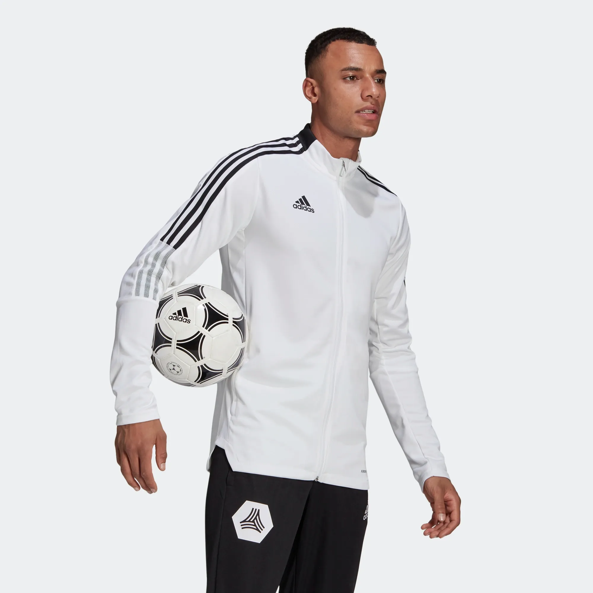 Adidas Men's Tiro 21 Track Jacket - White