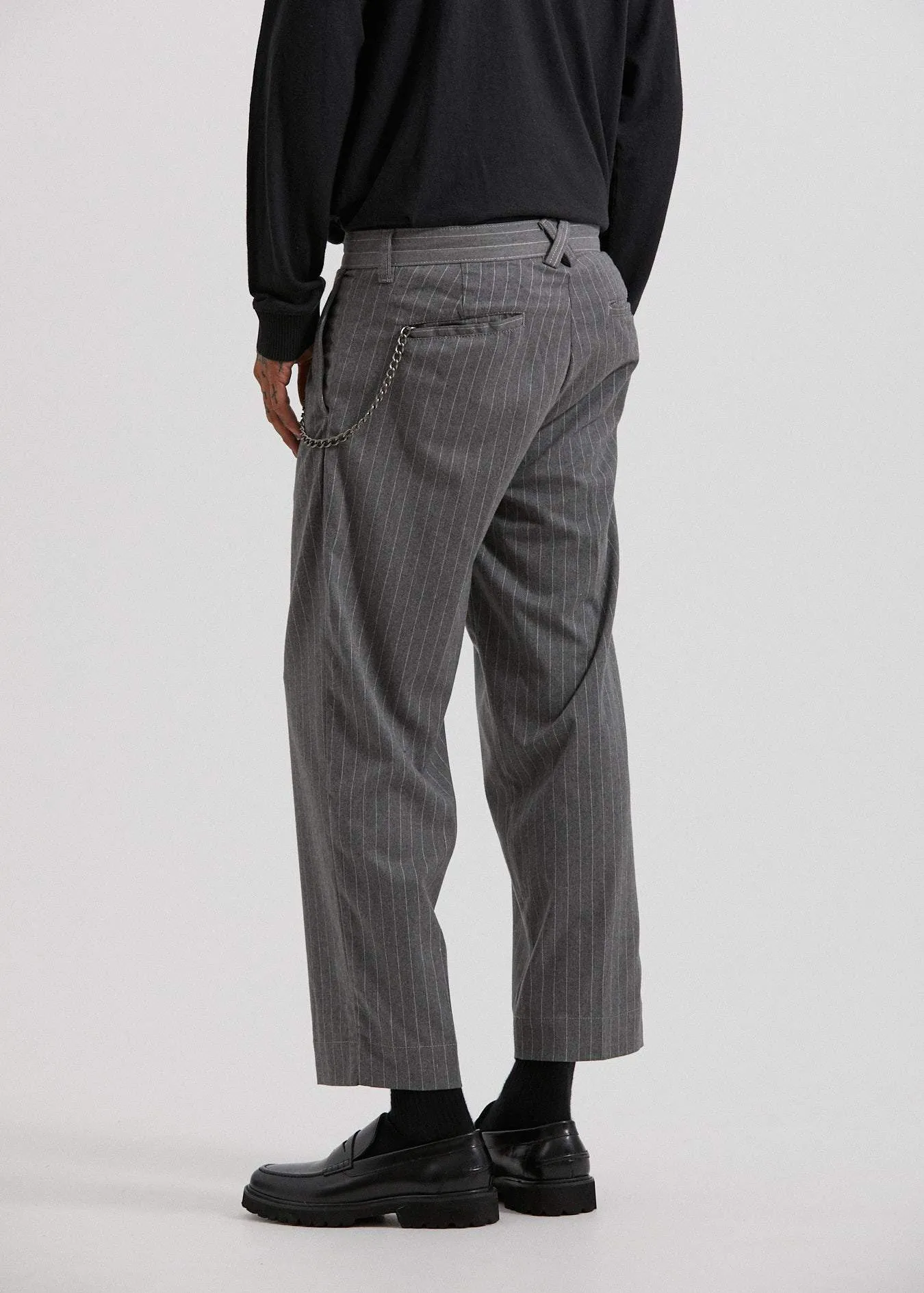 Afends Mens Mixed Business - Suit Pant - Pinstripe