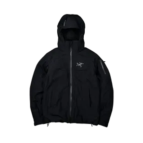 Arcteryx Black Macai Down Filled Gore-Tex Drop Hood Jacket - Medium