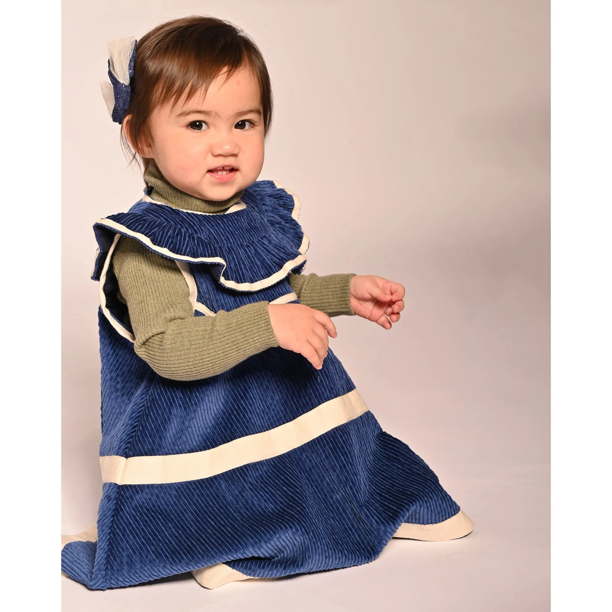 BABY HAZEL TIERED FLARE FROCK