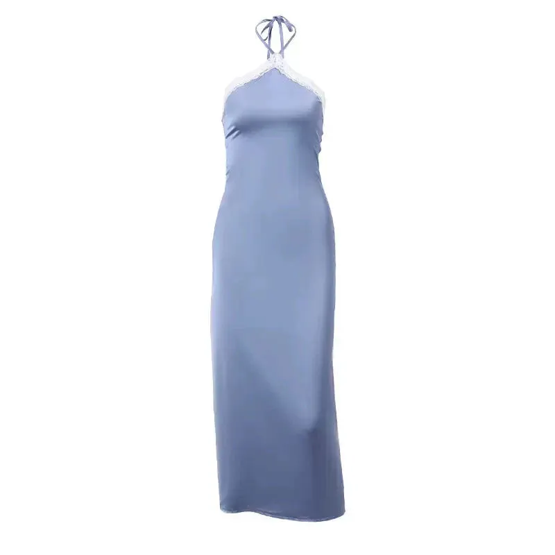 Baylie Satin Midi Dress