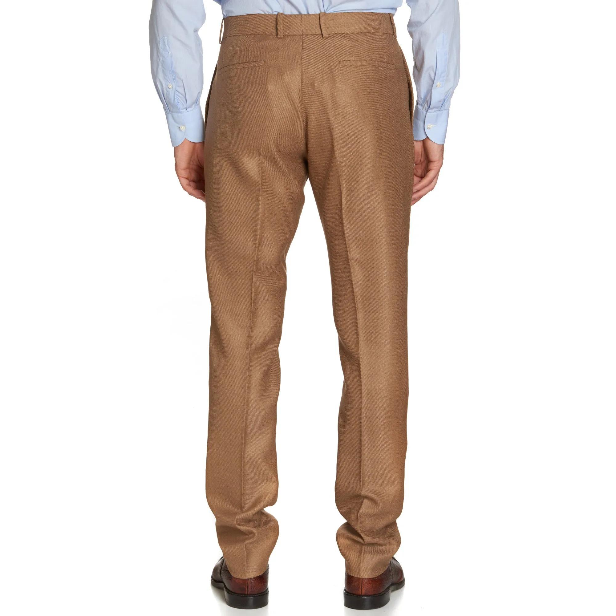 BERLUTI Paris Tan Wool Blend Slim Fit Chino Pants EU 50 NEW US 34