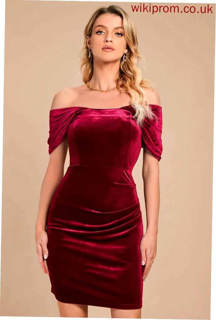 Bodycon Dresses Off Sleeveless America Club Dresses Mini the Velvet Shoulder Elegant