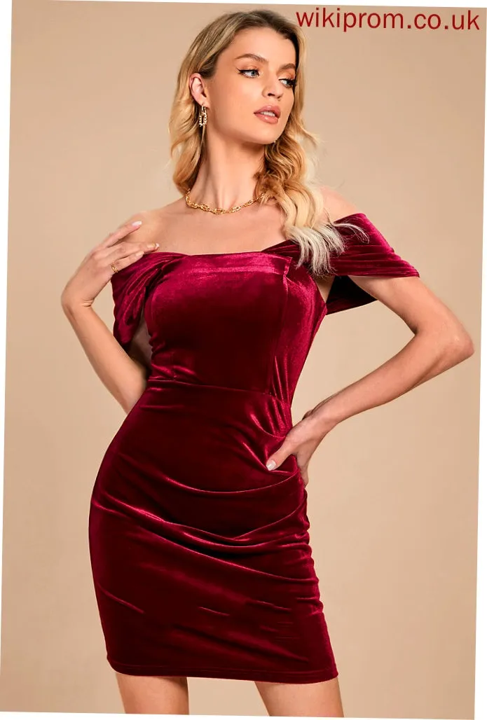 Bodycon Dresses Off Sleeveless America Club Dresses Mini the Velvet Shoulder Elegant