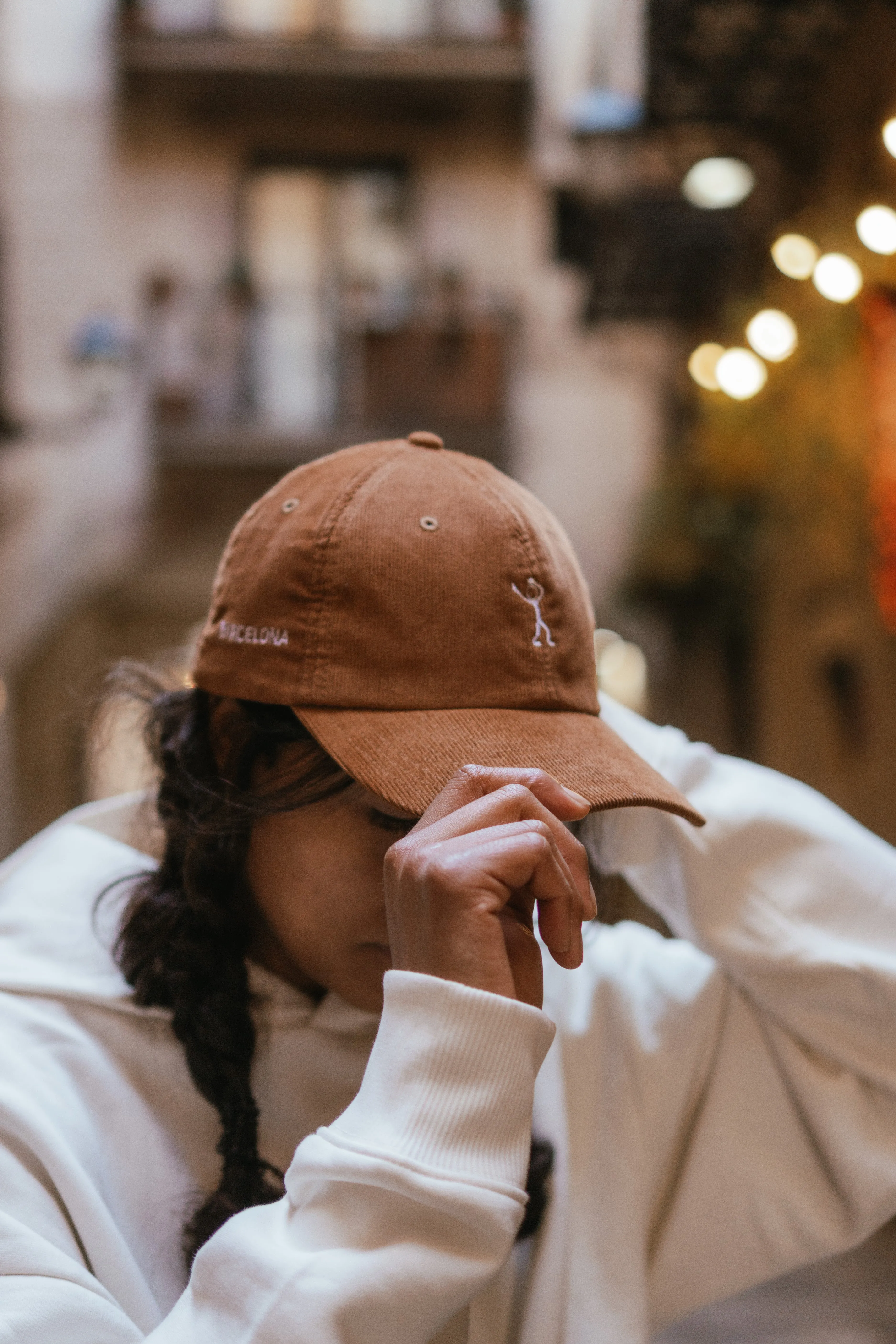 Brown Corduroy Hat