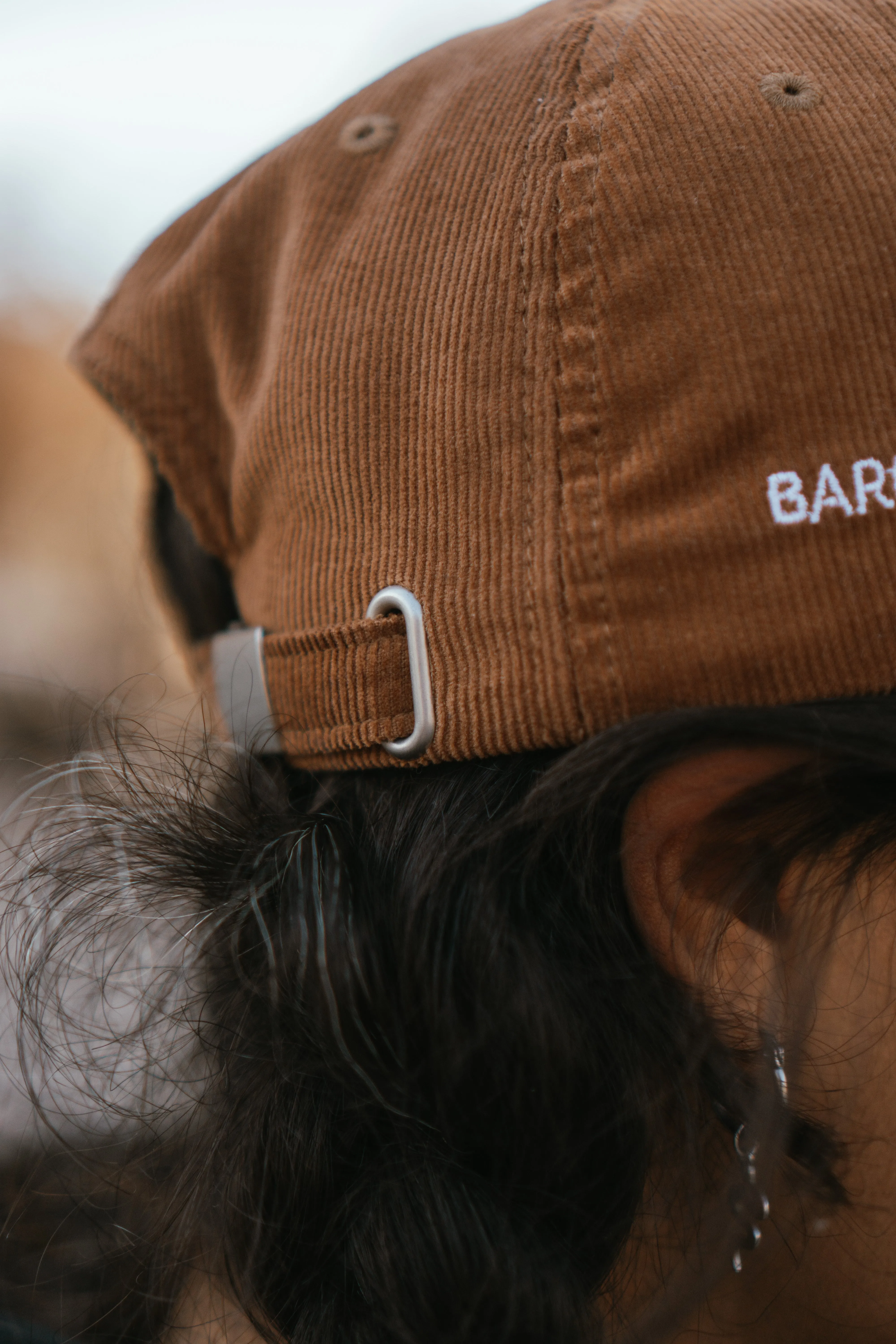 Brown Corduroy Hat