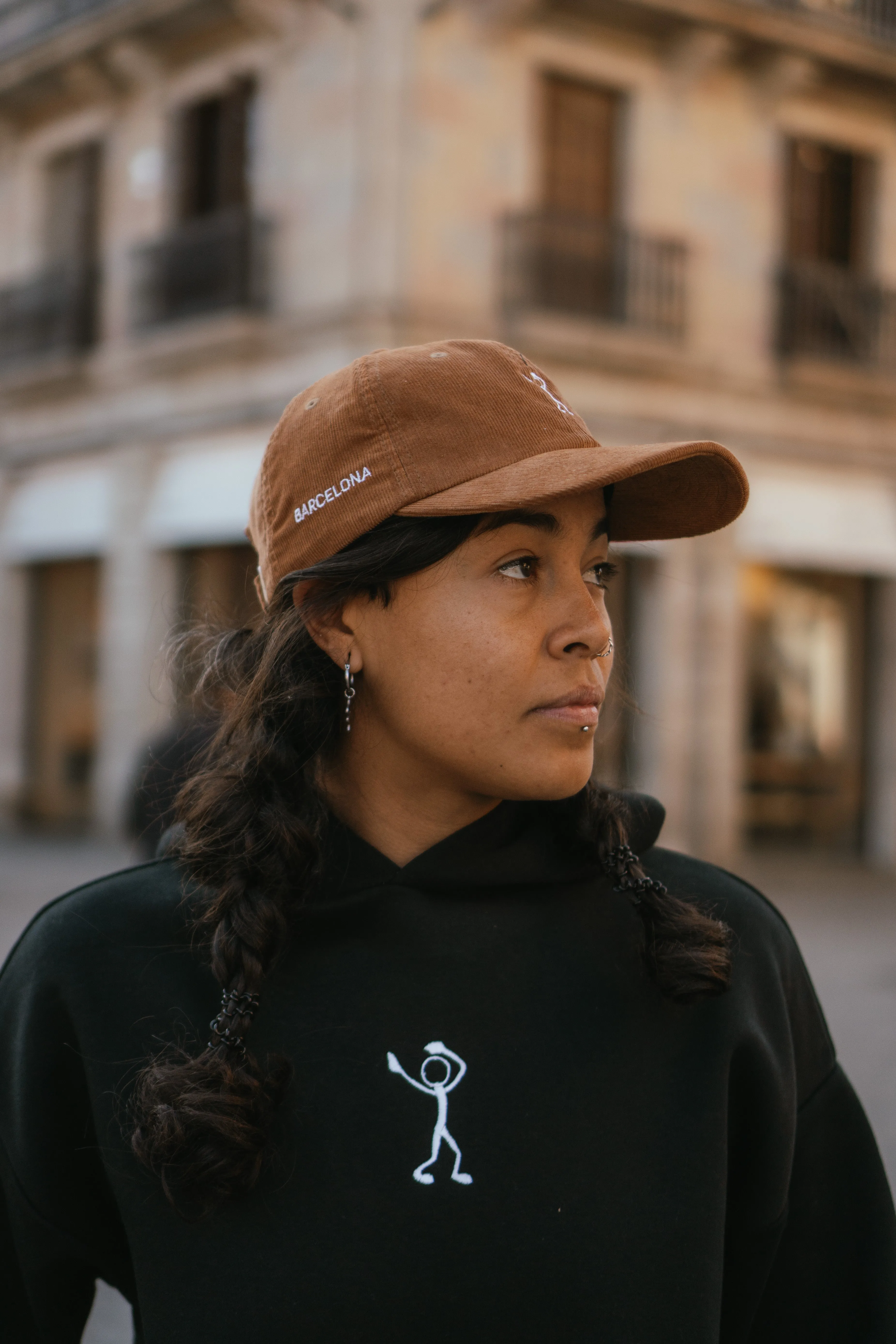 Brown Corduroy Hat