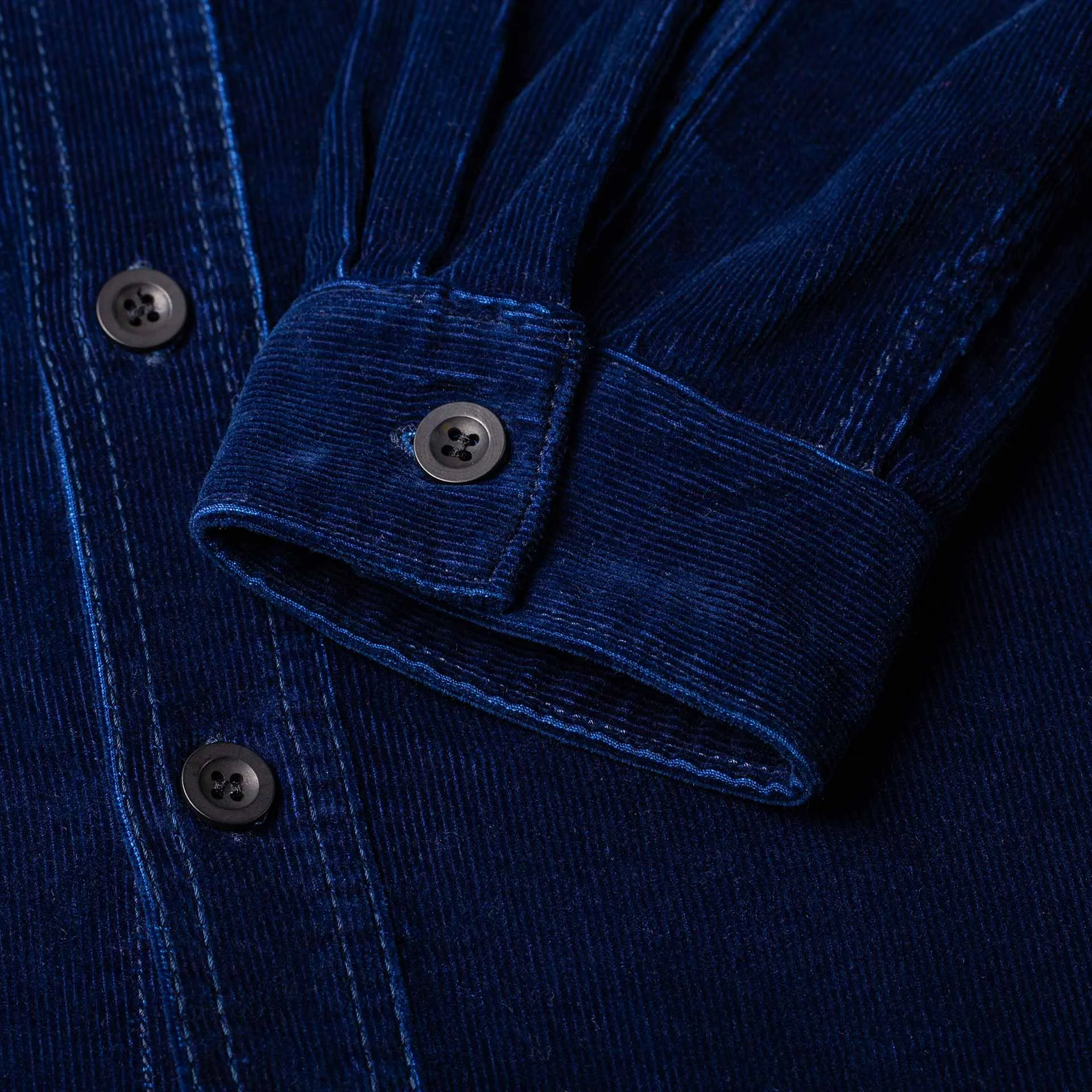 BWS-04 SCOUT OVERSHIRT 10 oz. indigo corduroy