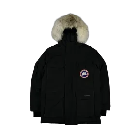 Canada Goose Black Premium Down Coyote Fur Hood Expedition Parka Jacket - Small