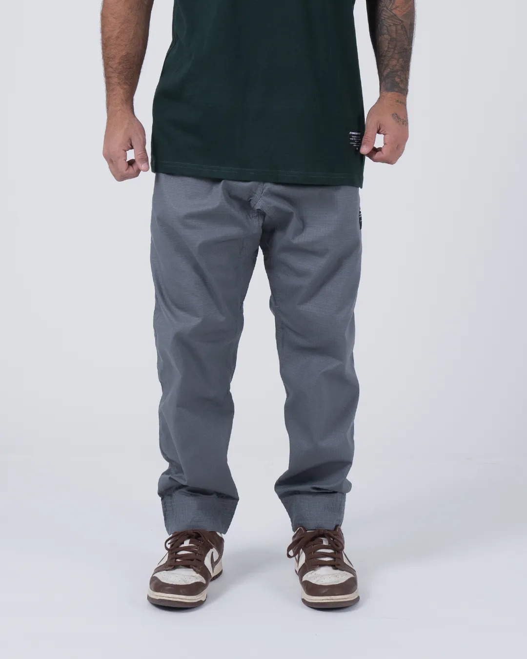 Casual Rip Stop Gi Pant - Grey