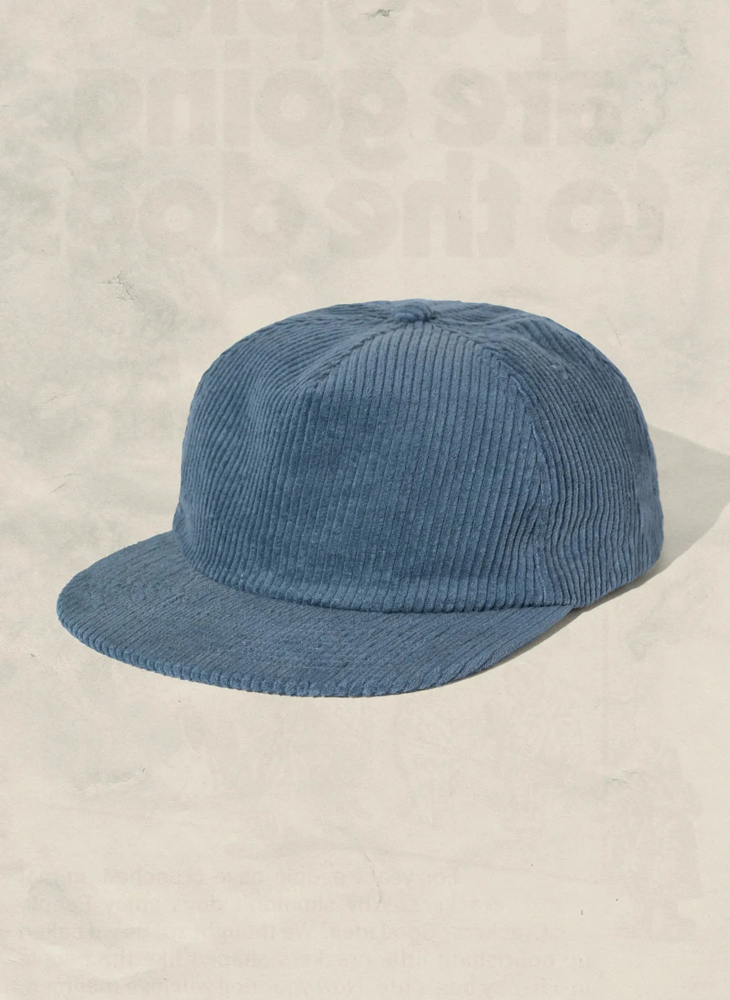 Chain Stitched Corduroy 5 Panel Field Trip Hat