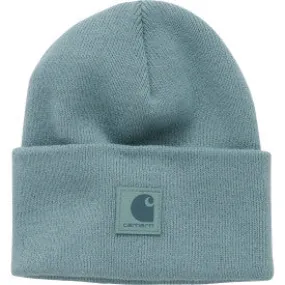 Child Youth Watch Hat Knit Beanie - (Tonal Label) Patina