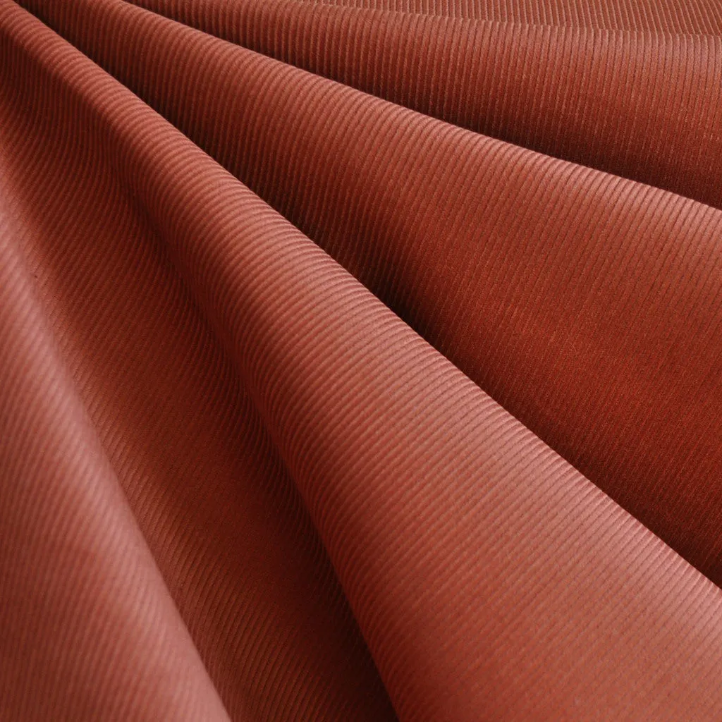 Classic Mid Wale Corduroy Solid Rust