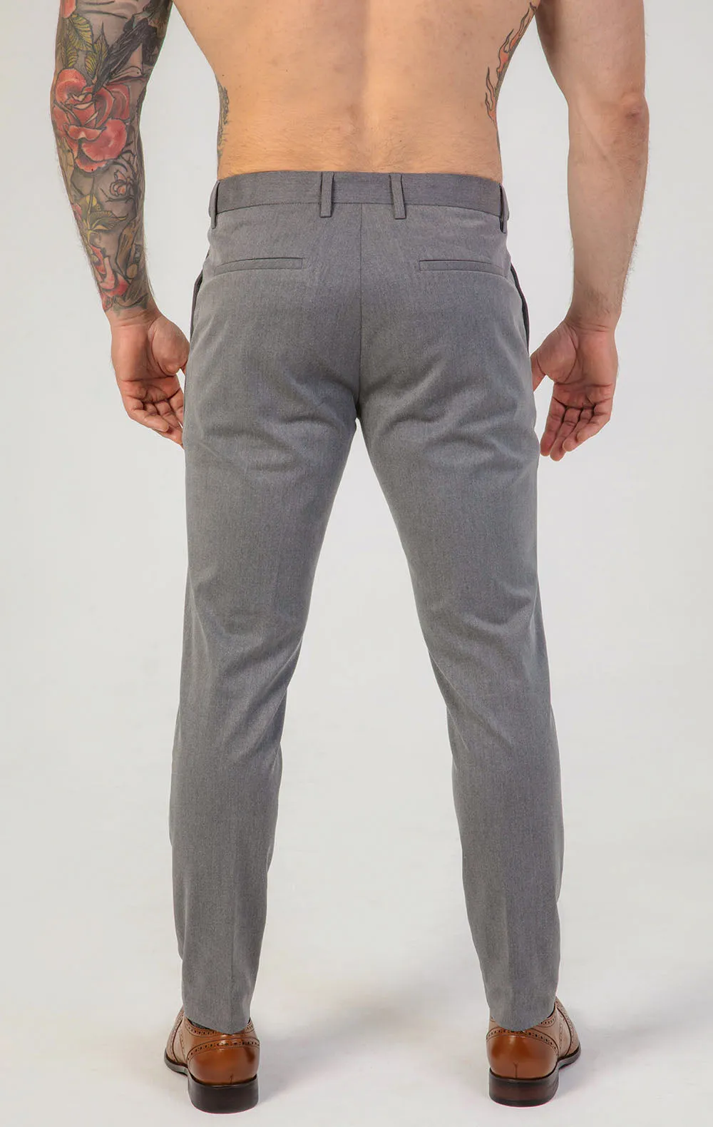 Contour Fit Pants : Gray