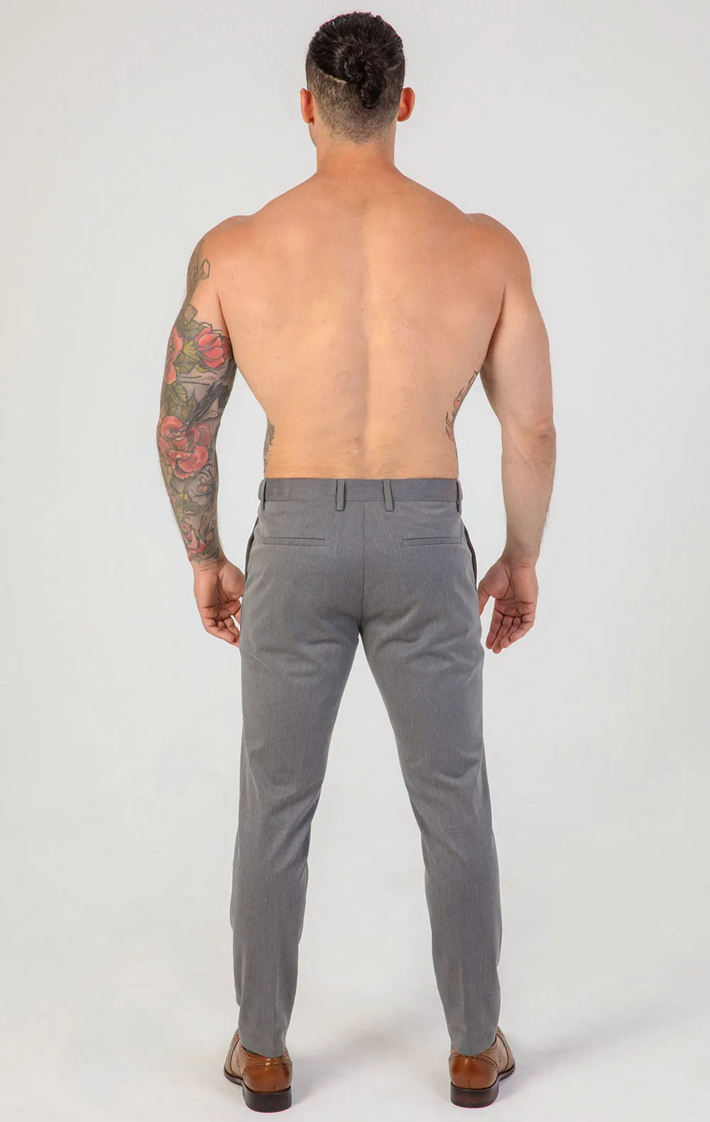 Contour Fit Pants : Gray