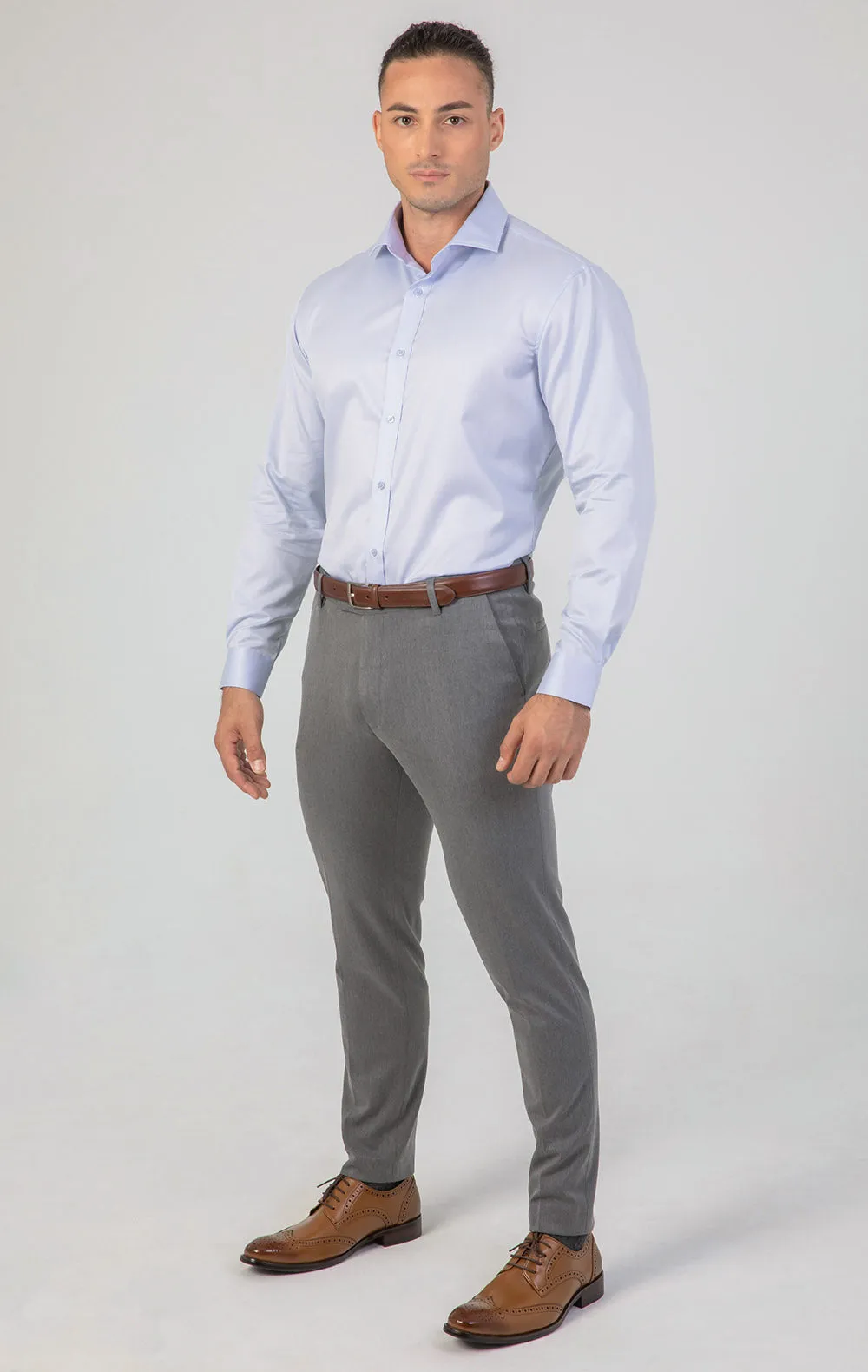 Contour Fit Pants : Gray