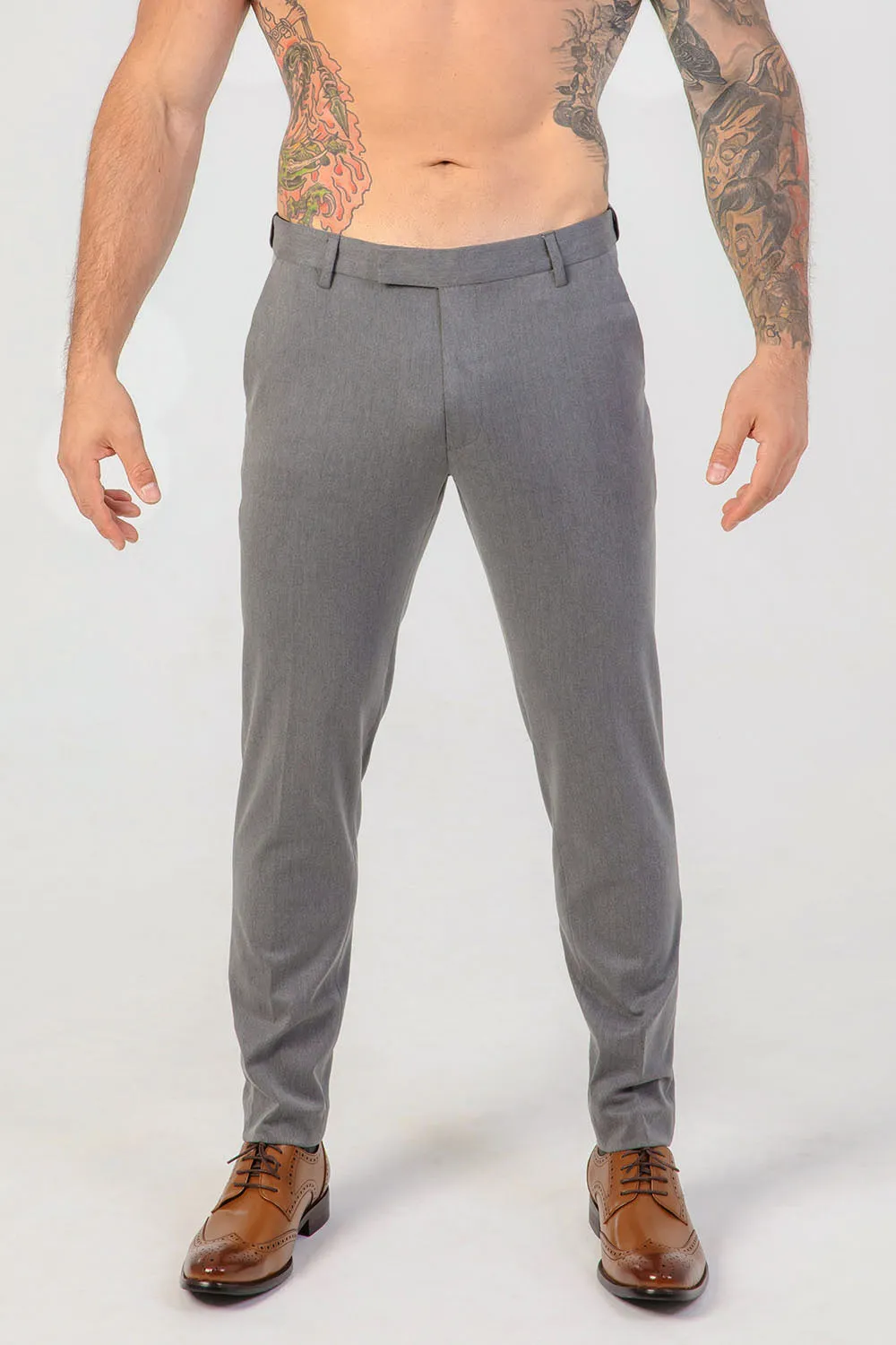 Contour Fit Pants : Gray