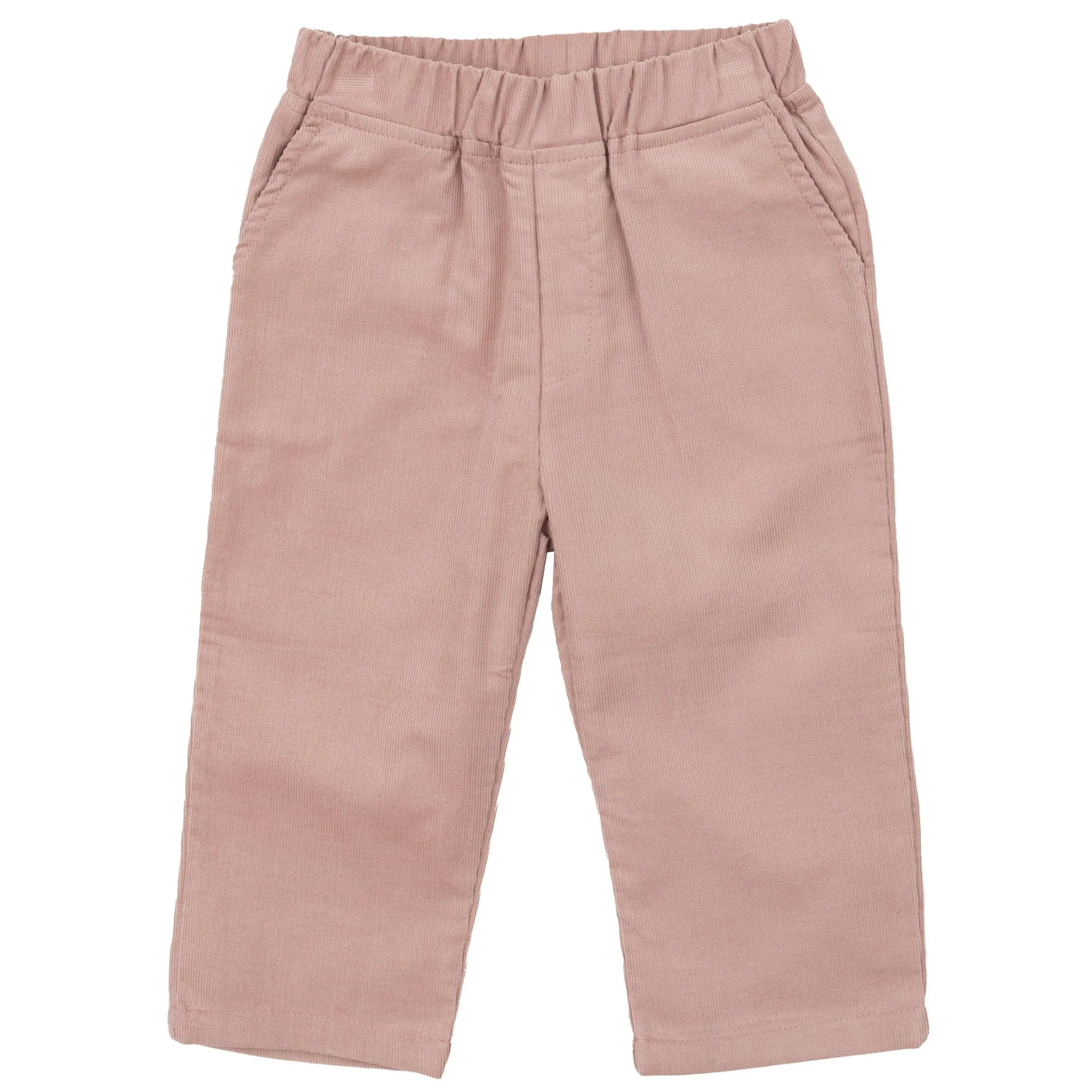 Cord Pant W/ Heart Pocket - Solid Misty Rose