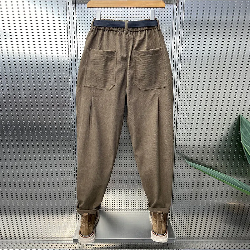 Corduroy Casual Harem Loose Carrot Pants