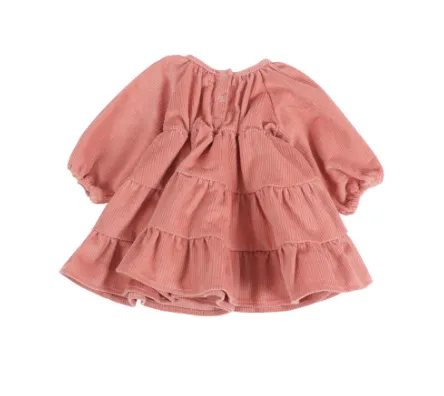 Corduroy Dress- Dusty Rose