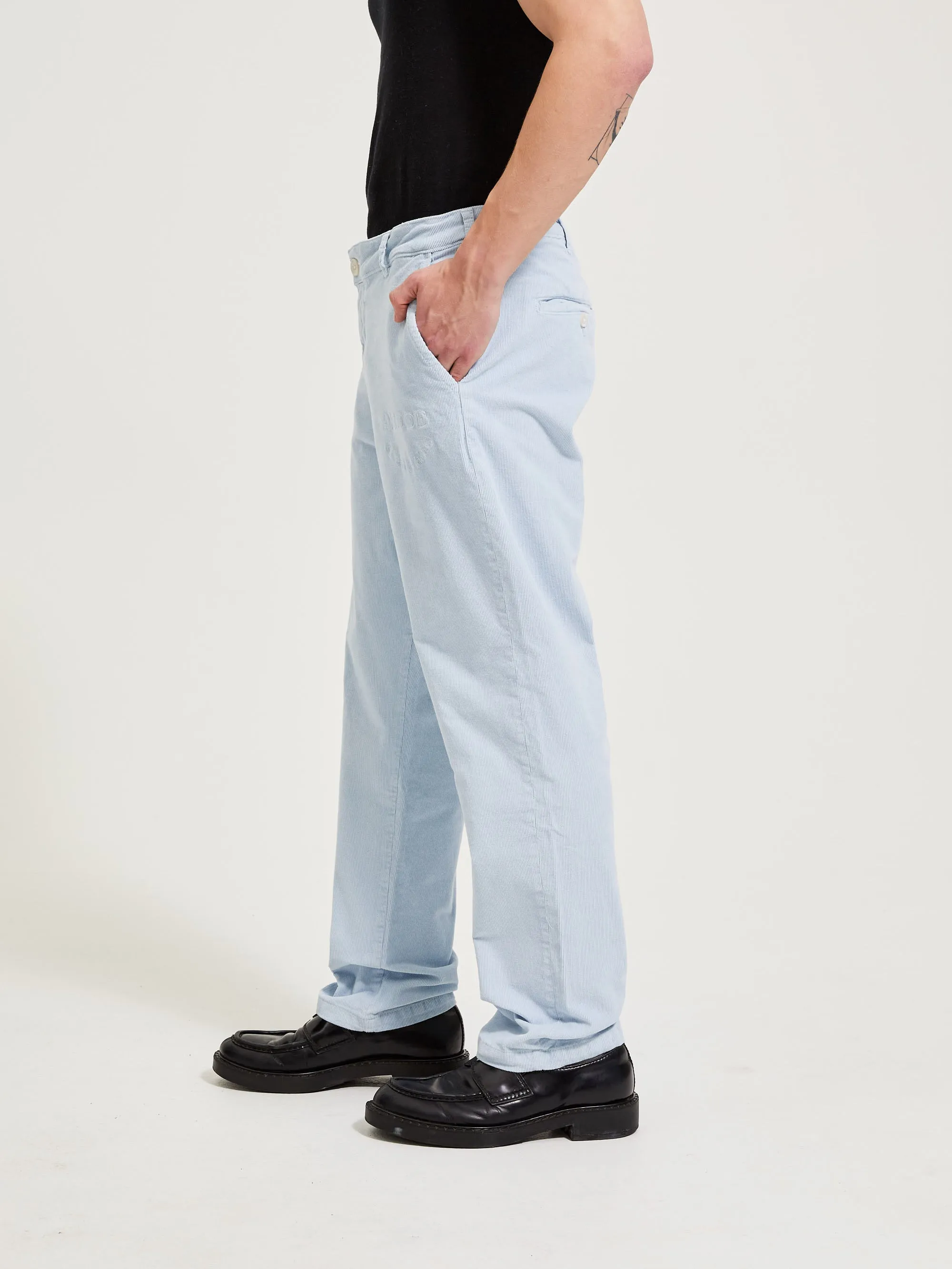 CORDUROY PANTS BABY BLUE