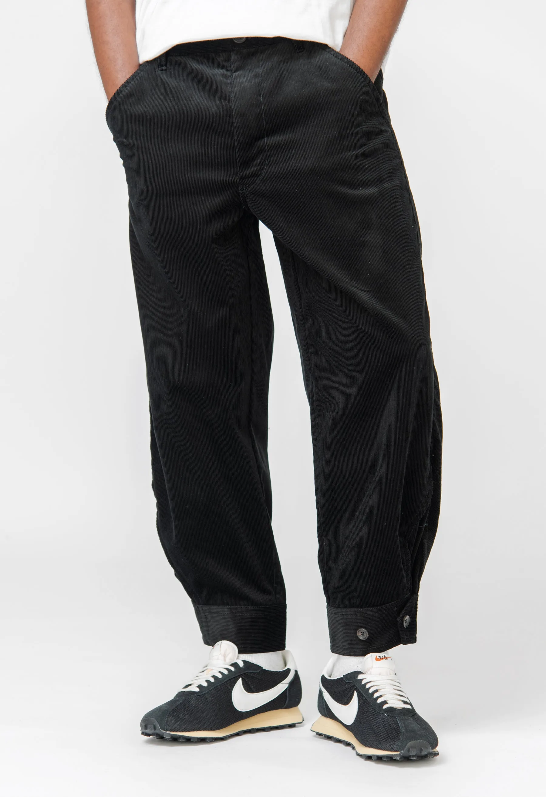 Corduroy Pants Black FN-P001-W24