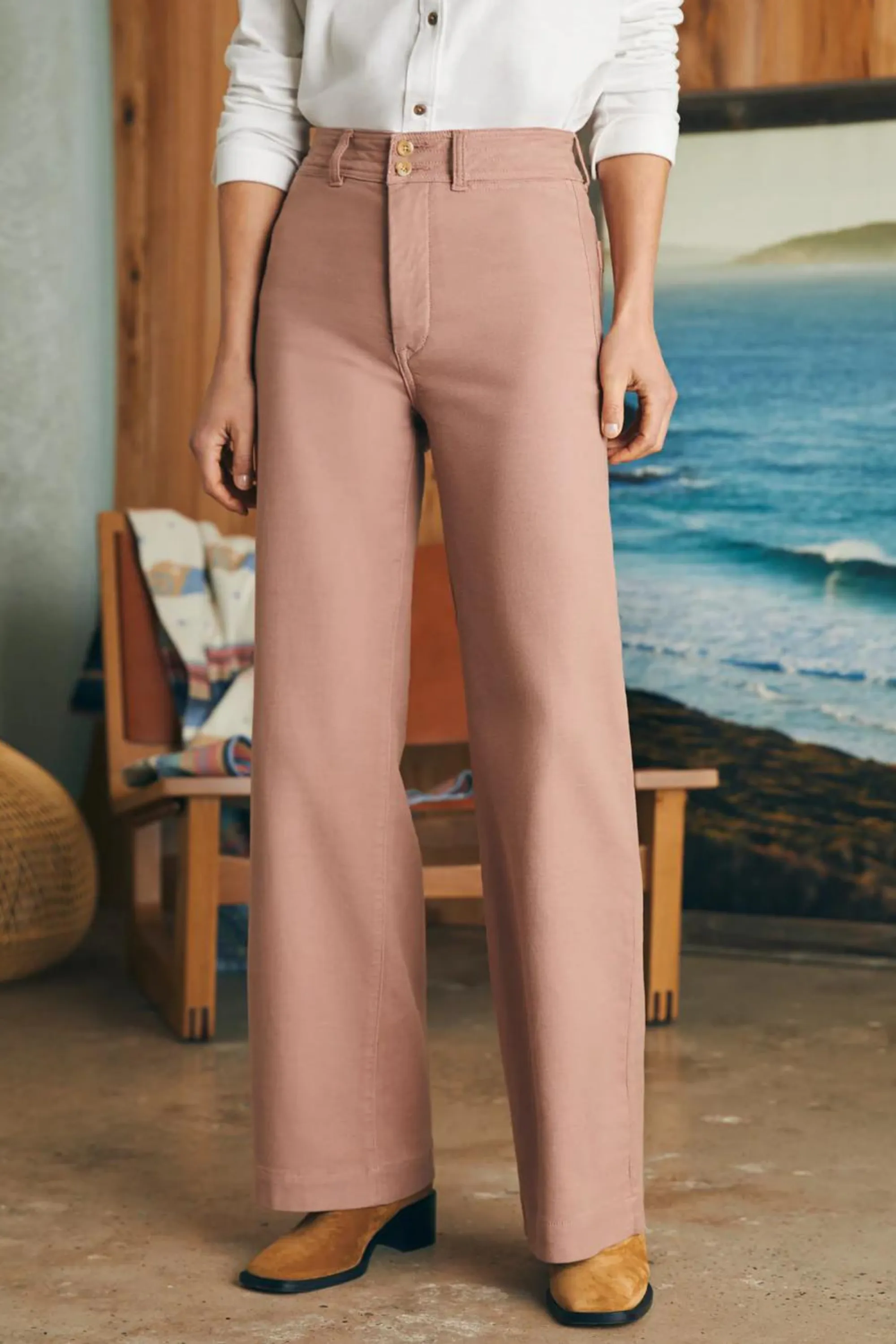 Faherty Stretch Terry Harbor Pant