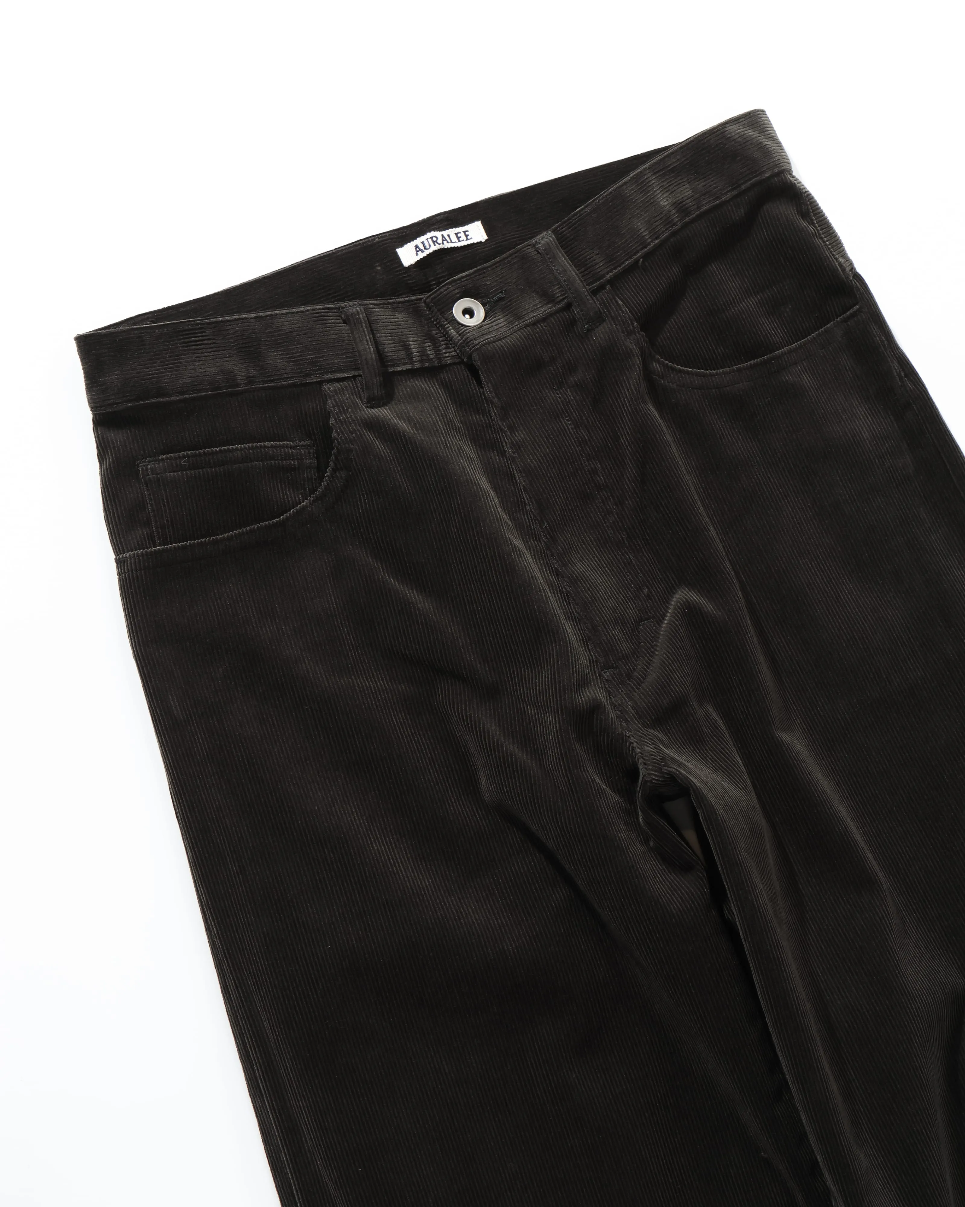 FINX CORDUROY PANTS DARK BROWN