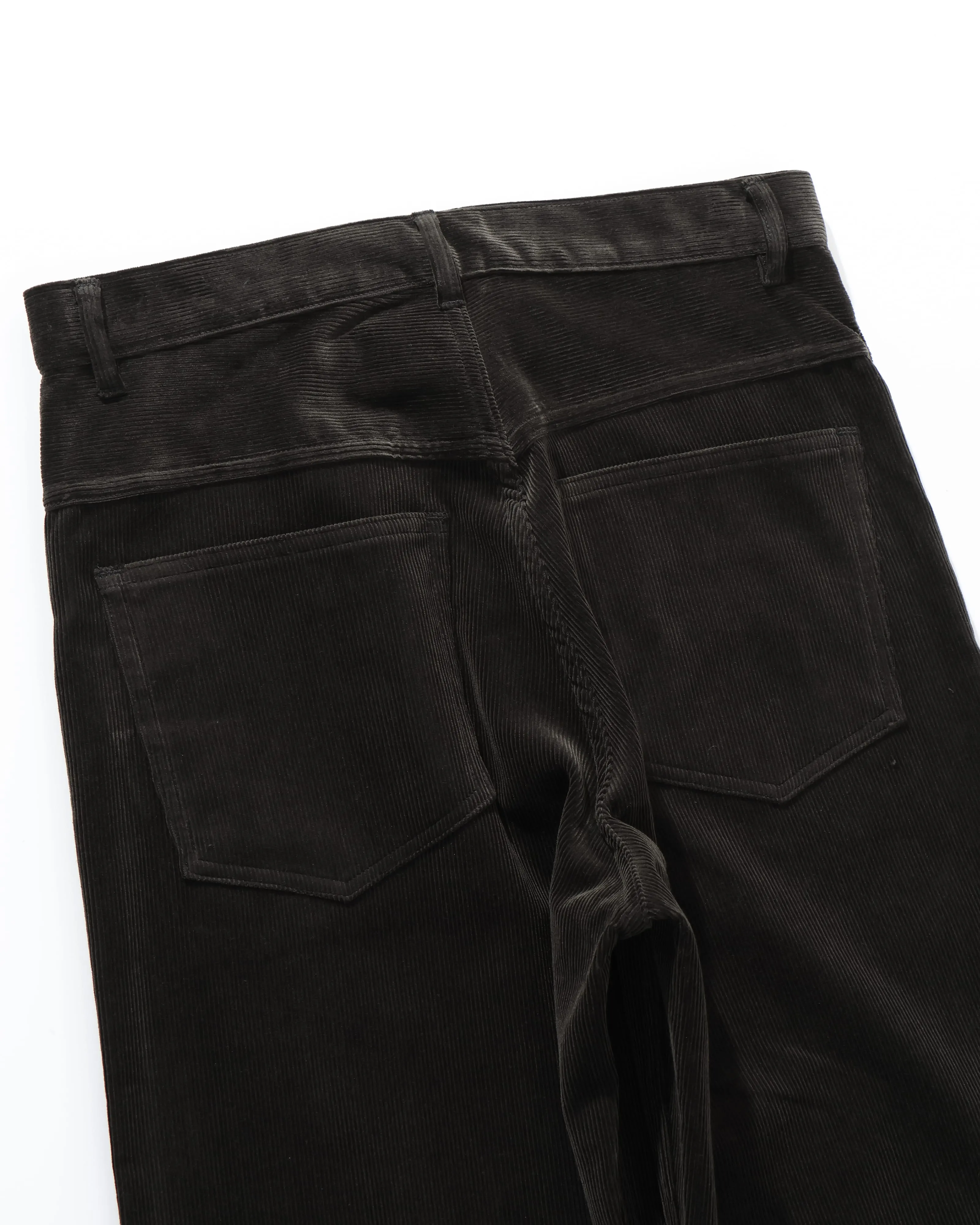 FINX CORDUROY PANTS DARK BROWN