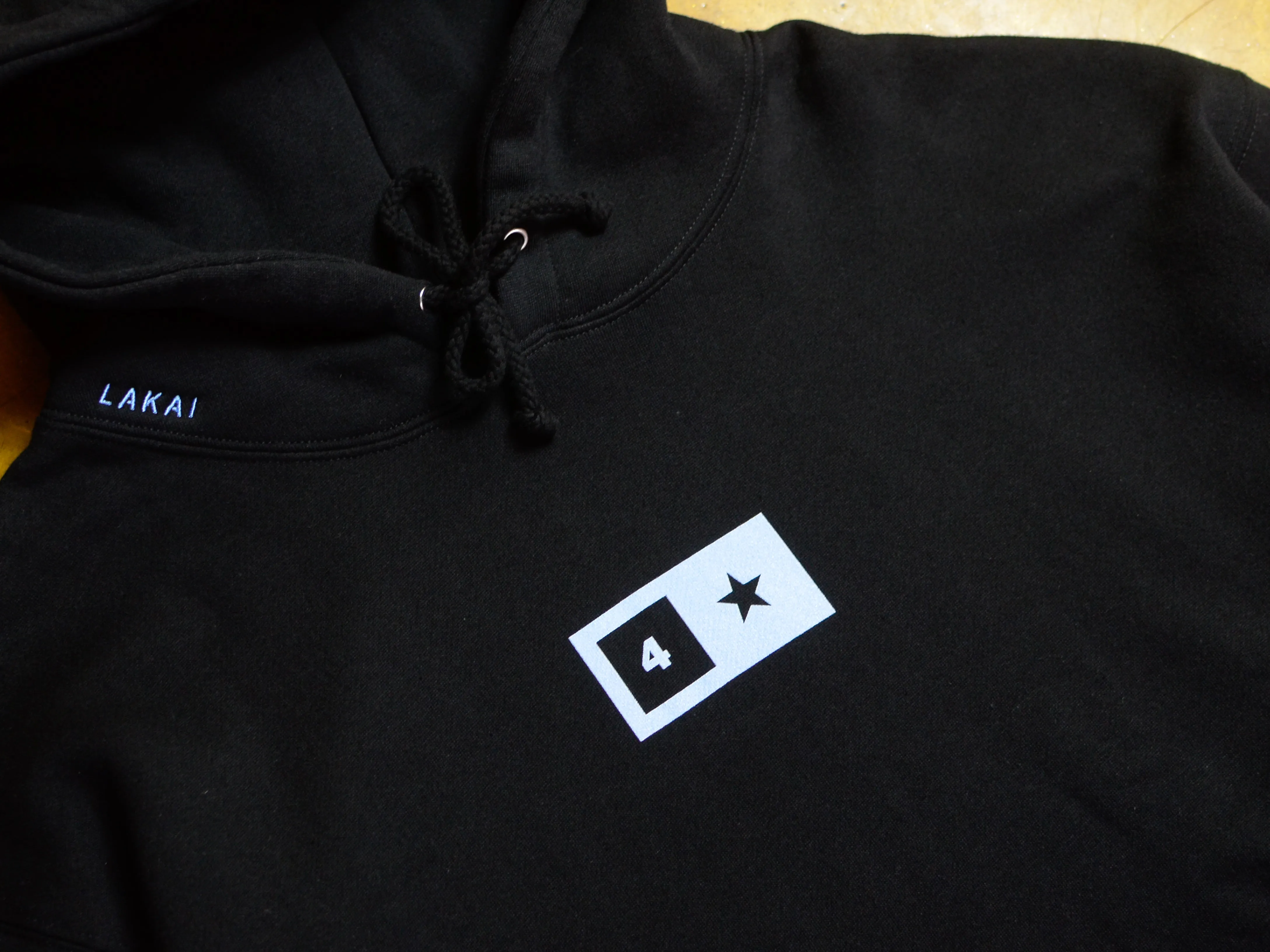 Fourstar Bar Logo Pullover Hood - Black