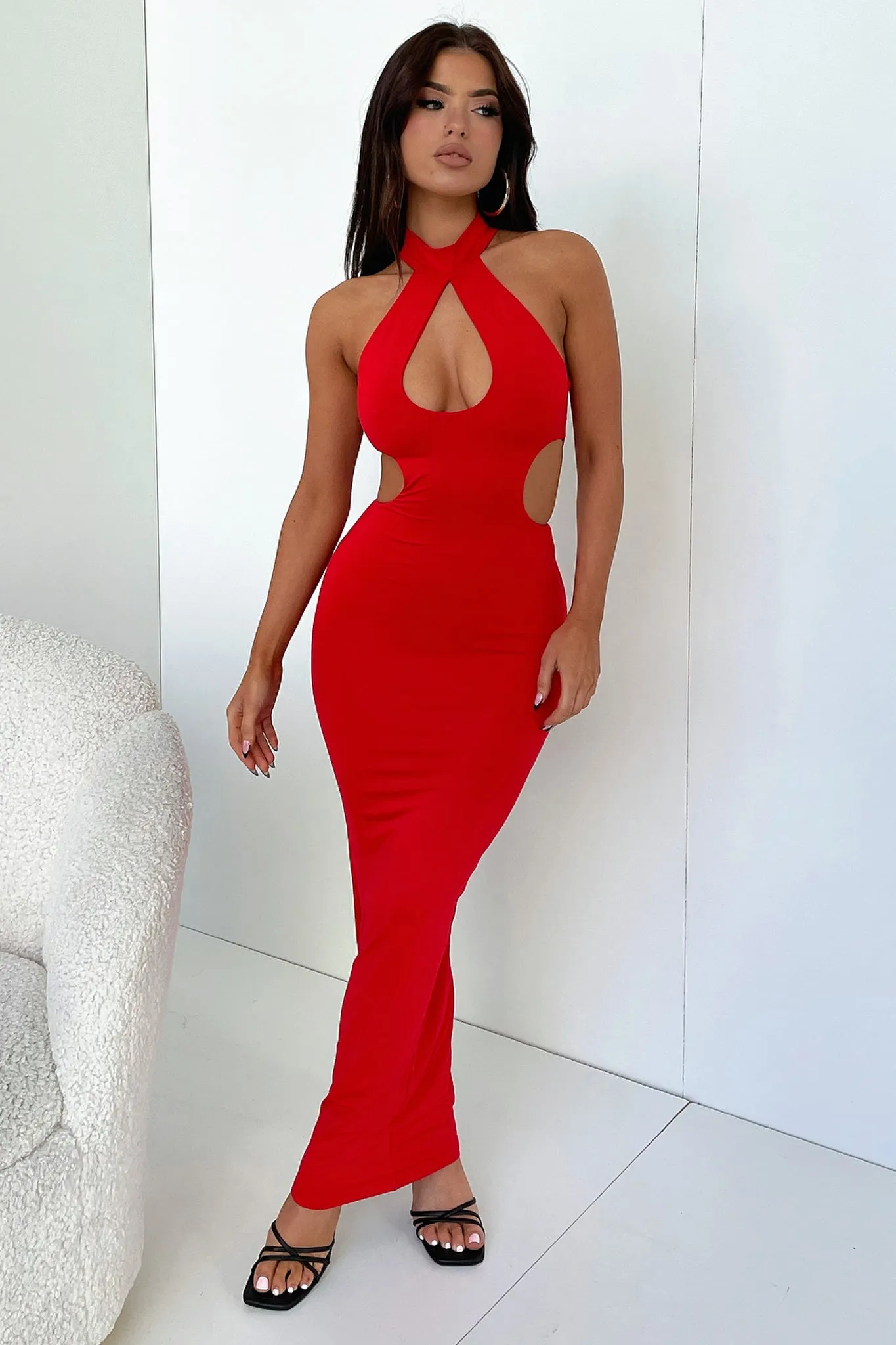 Gianna Maxi Dress - Red