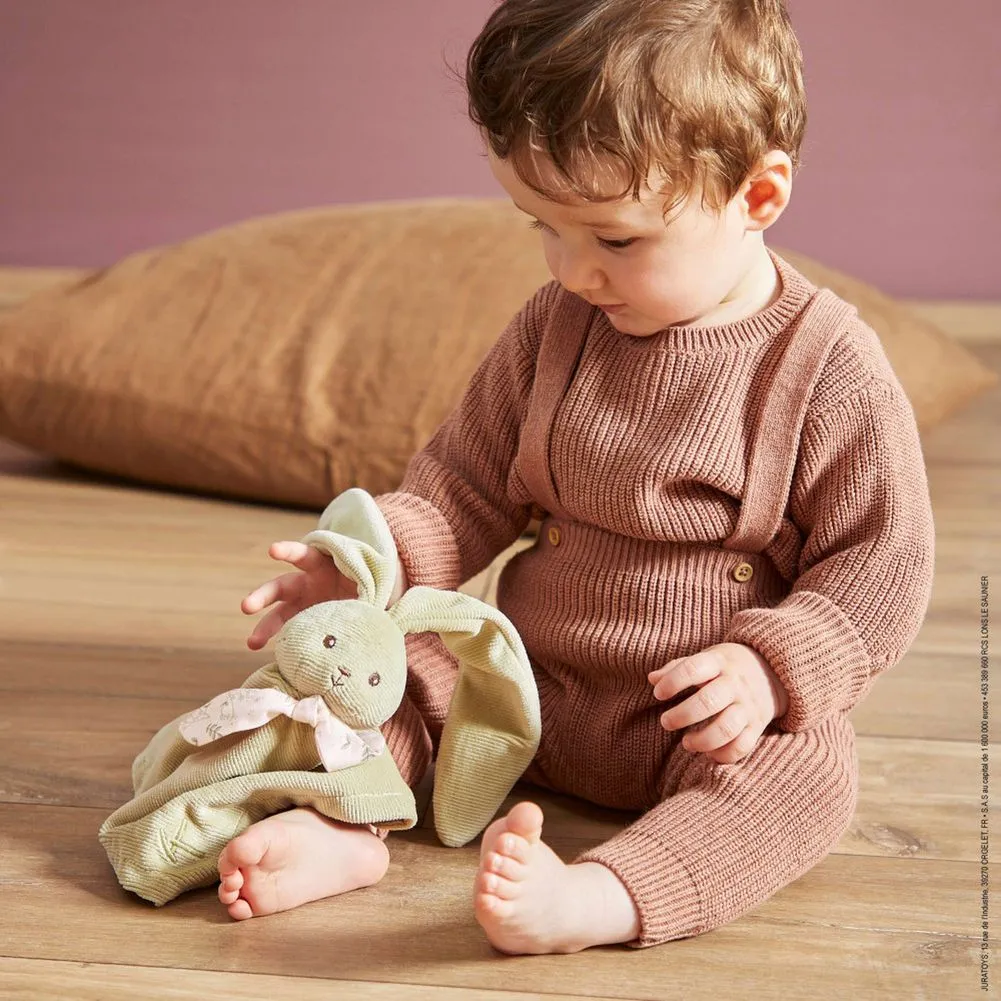 Kaloo Lapinoo Bunny Comforter Plush Toy - Doudou Rabbit Green