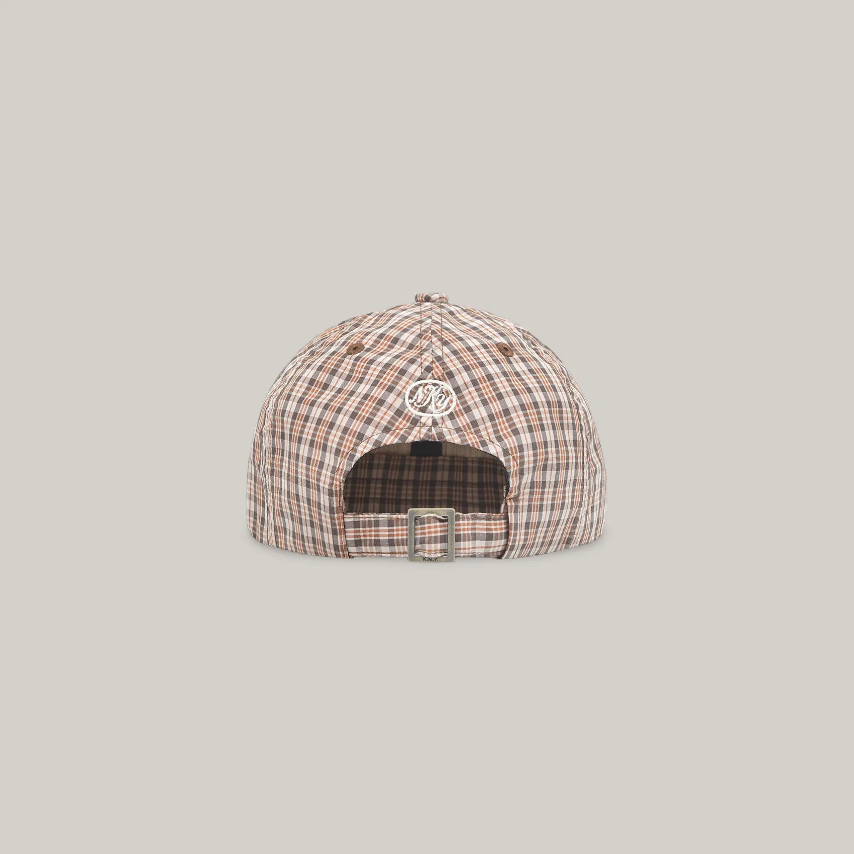 KNICKERBOCKER SERVICE COTTON & NYLON CAP - TAN PLAID