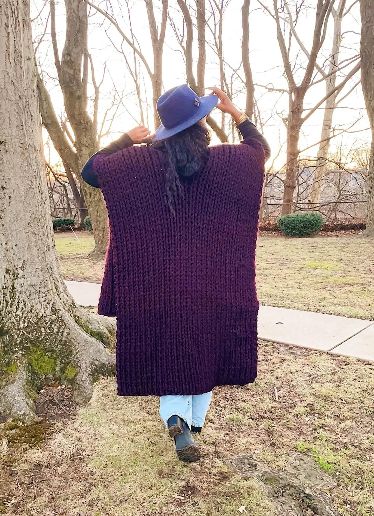 Knit Kit - Weighted Knit Poncho