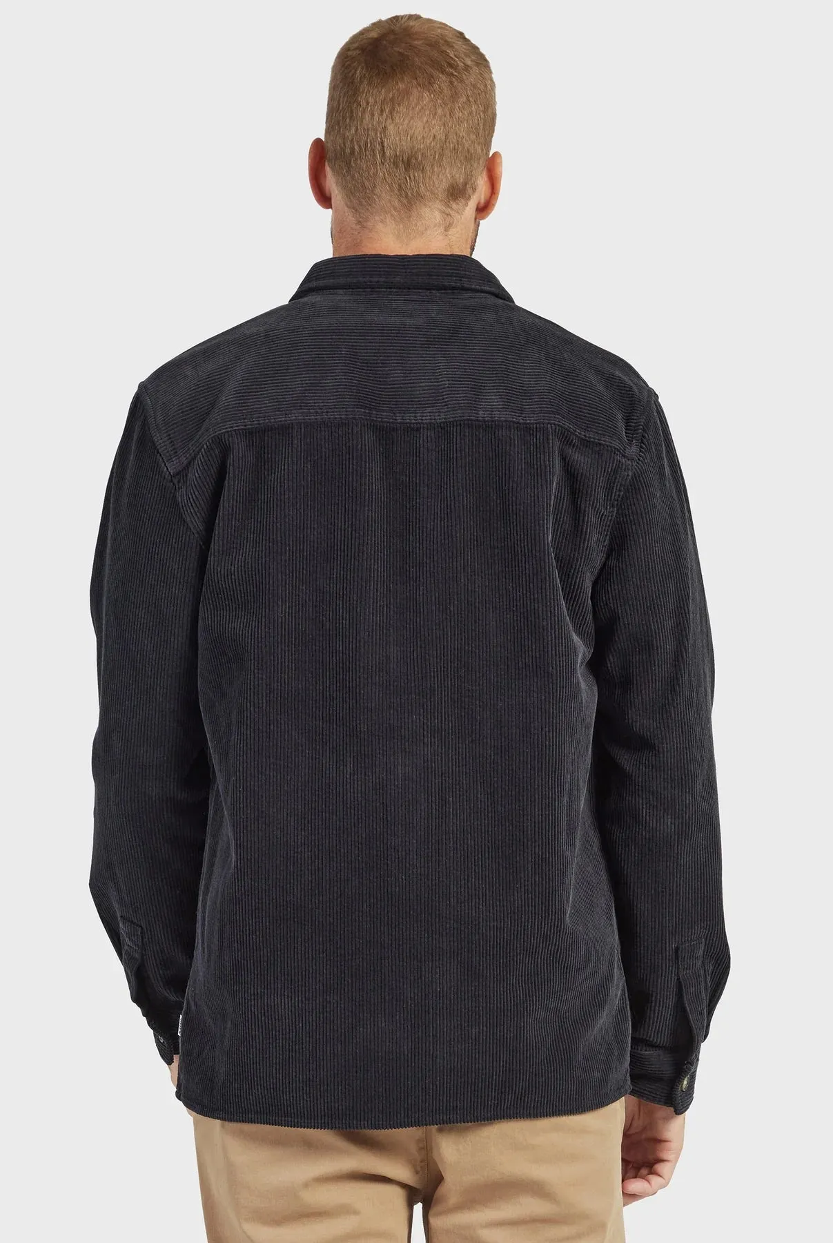 Lebowski Cord Overshirt in Navy