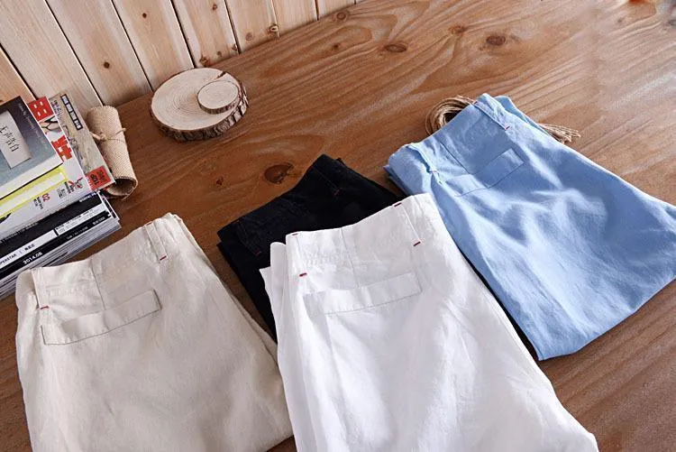 Linen Pants Capri Pants For Men