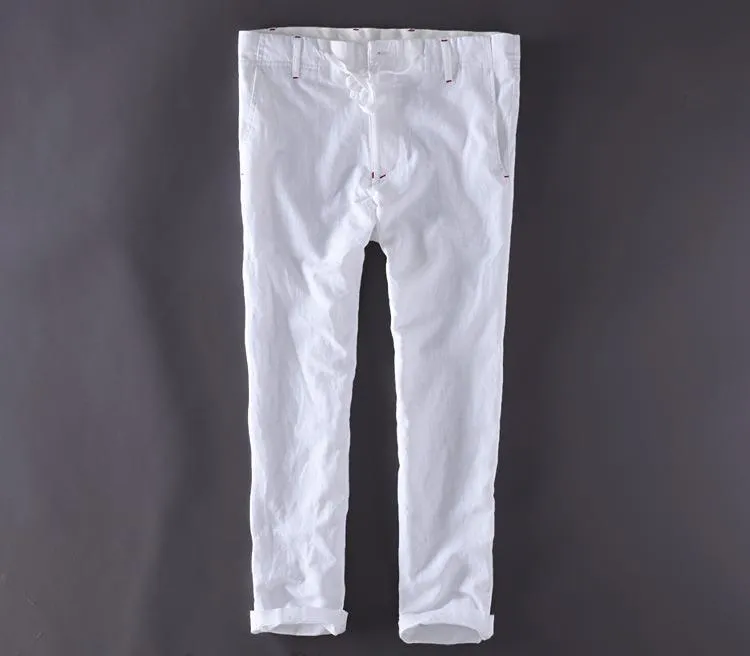 Linen Pants Capri Pants For Men