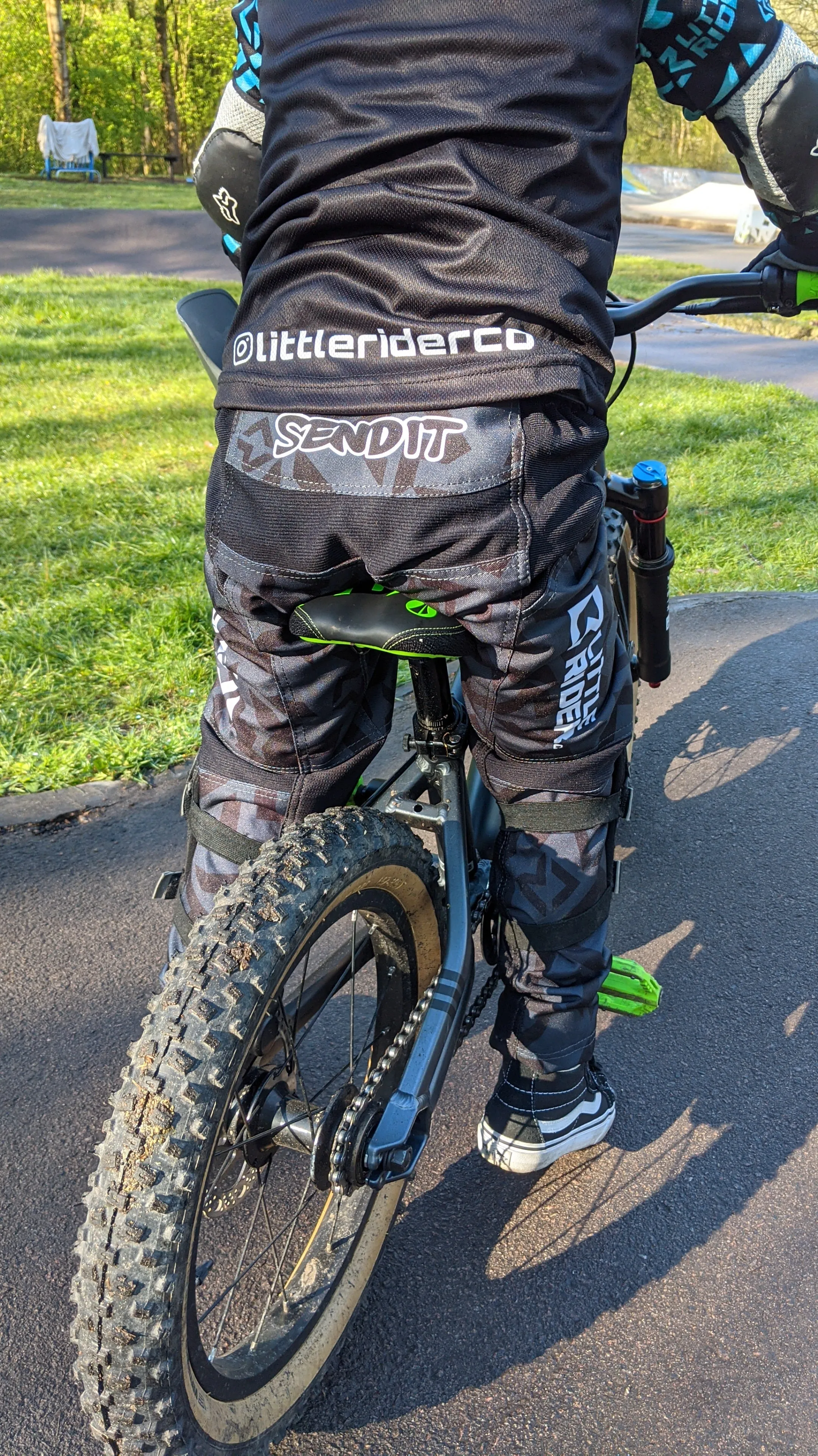 Little Rider Co Kids Bike Pants - Classic Tech Series - STEALTH