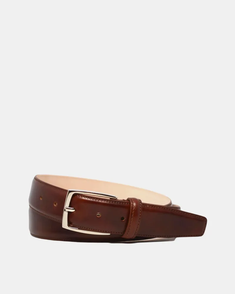 Matching Belt - Museum Cognac Calf