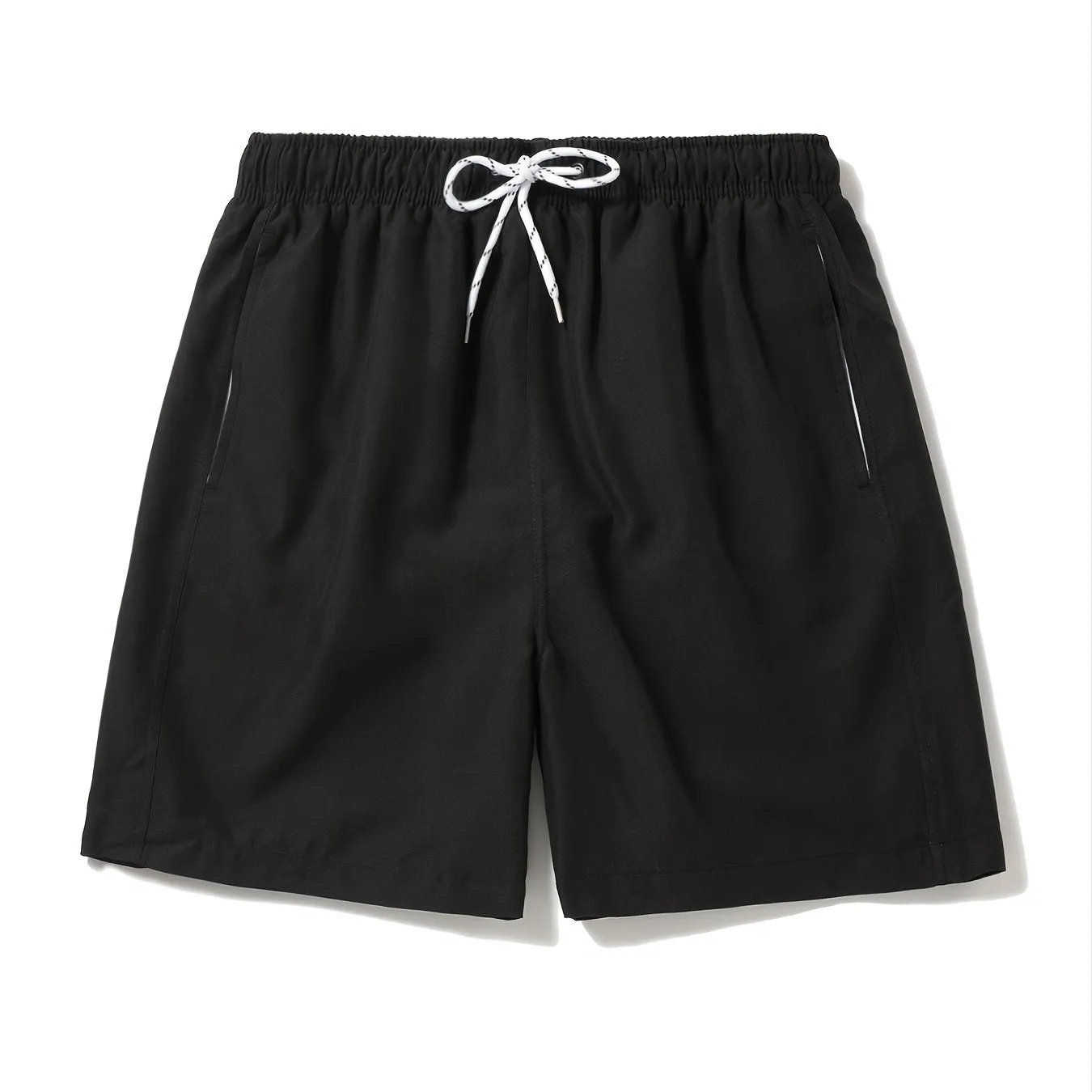 Men's Casual Simple Black Sports Short Pants