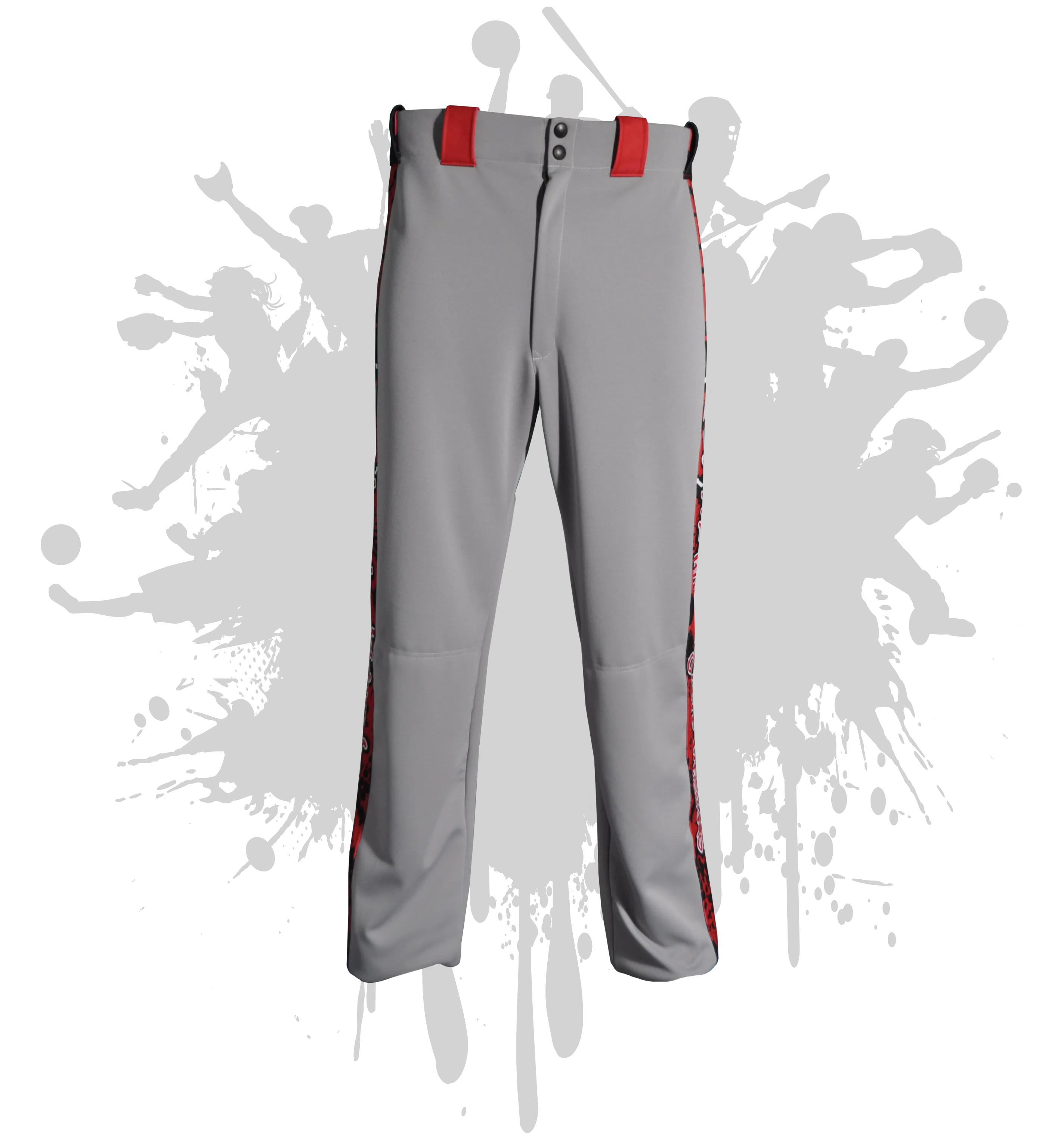 Men's Sub Dye Pant Grey/Red