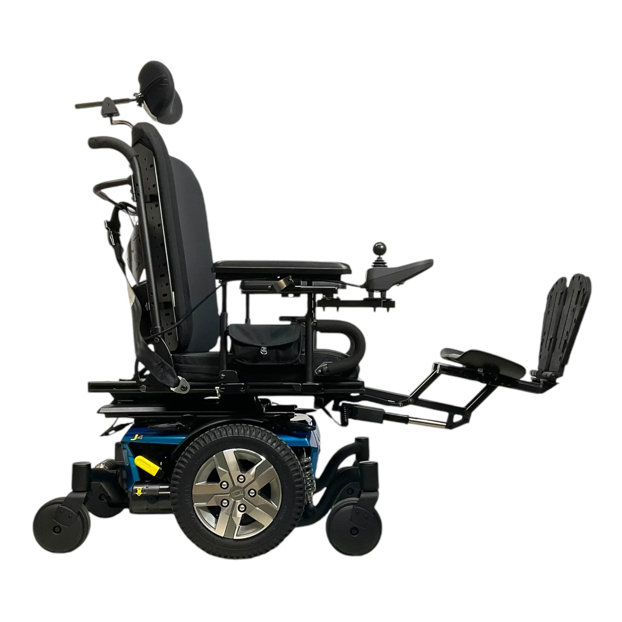 Mint-Condition 2022 Pride Mobility Quantum J4 Power Wheelchair | 19 x 19 inch Seat | Tilt, Power Extending Legs