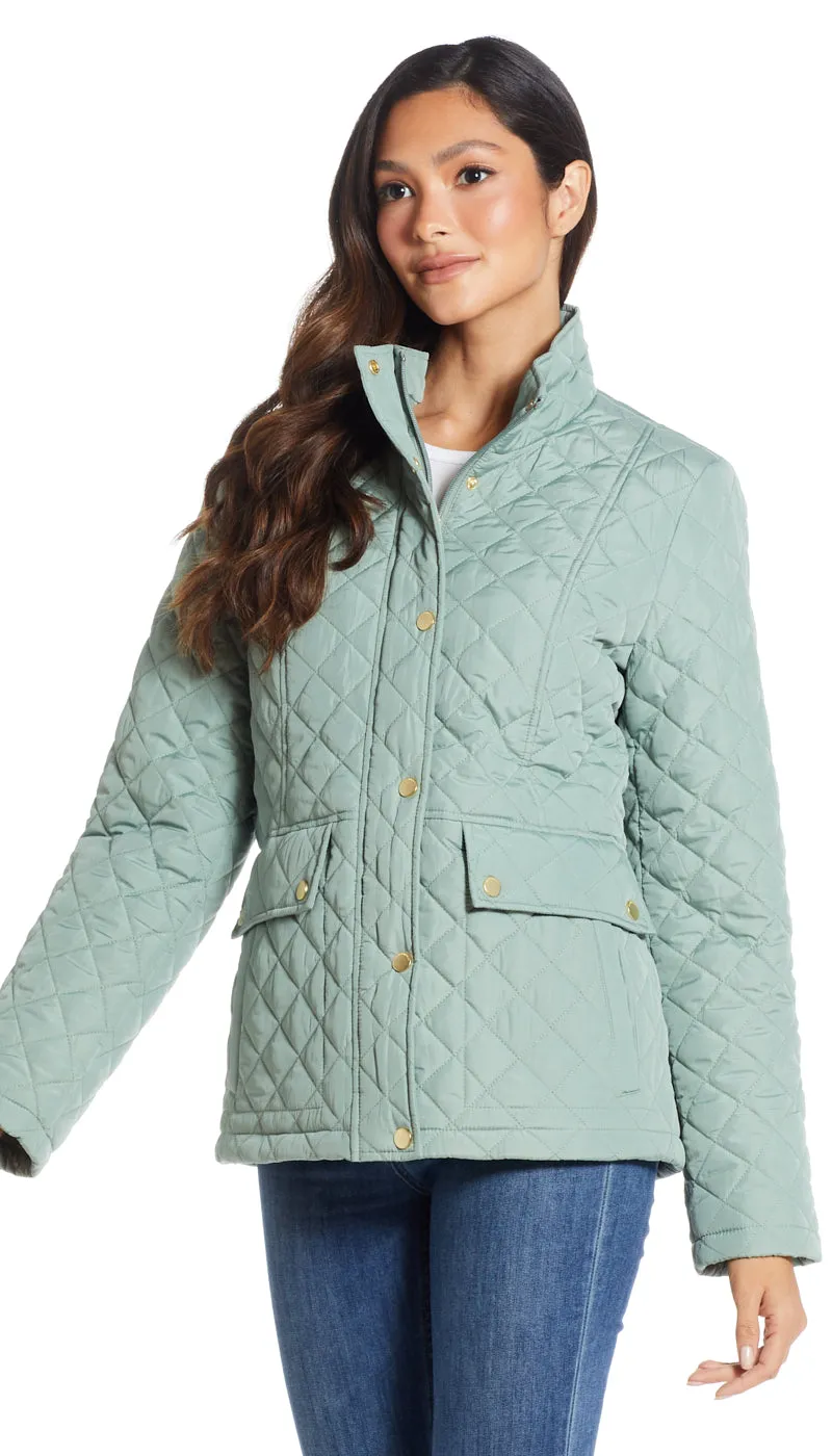 MODERN QUILTED BARN JACKET