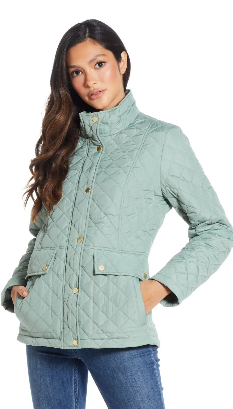 MODERN QUILTED BARN JACKET