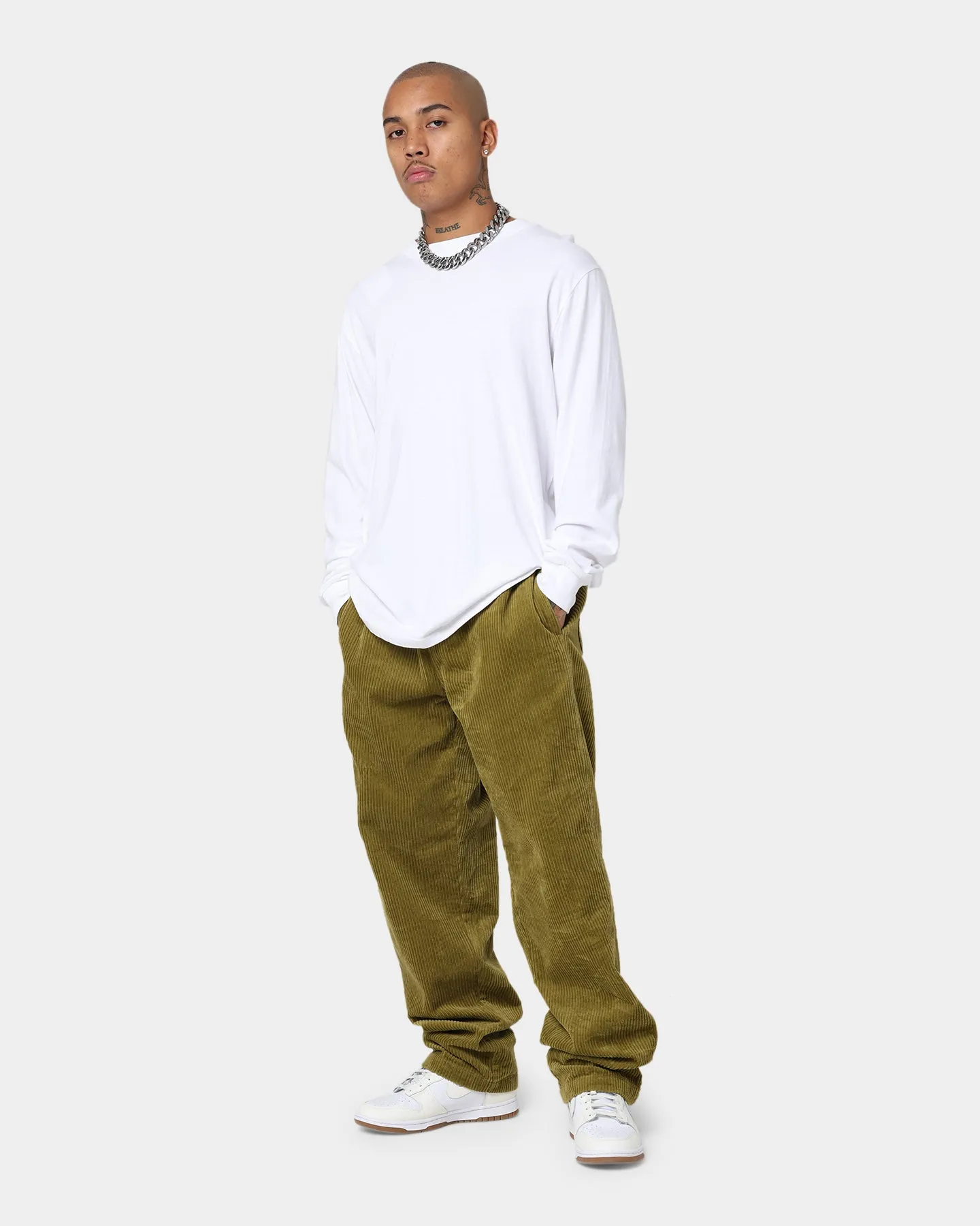 Obey Easy Cord Pants Olive Oil