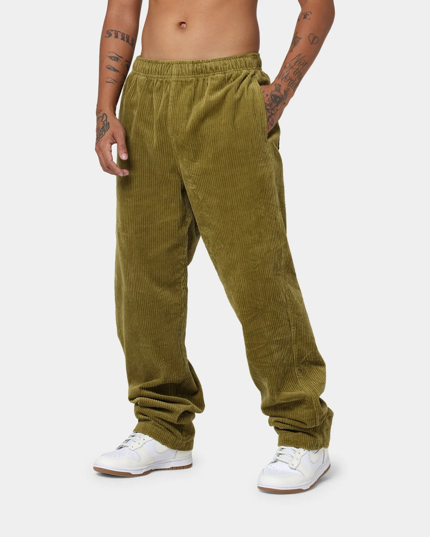 Obey Easy Cord Pants Olive Oil